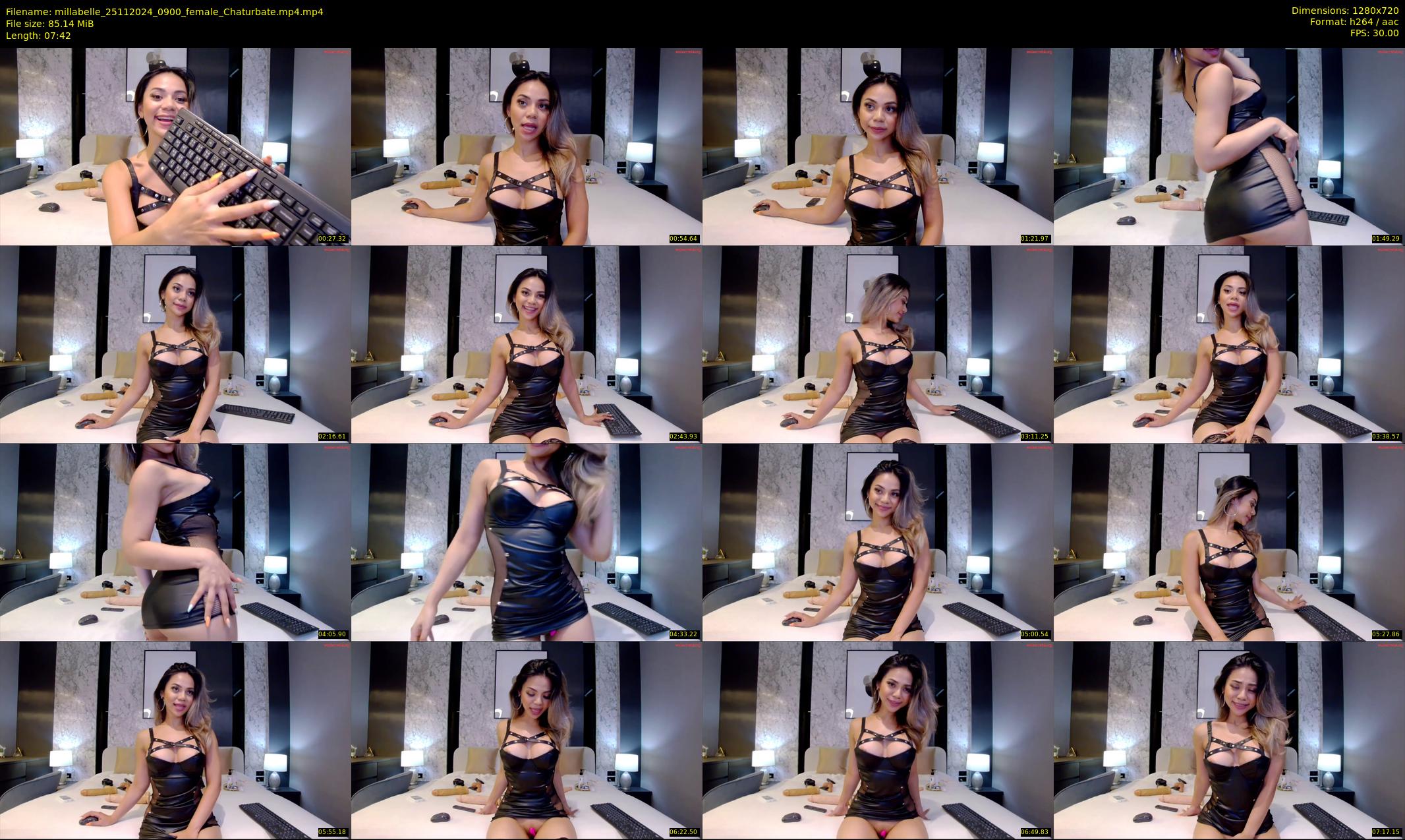millabelle — 8 minute Chaturbate female cam show recording, 720p, Nov 25, 2024
