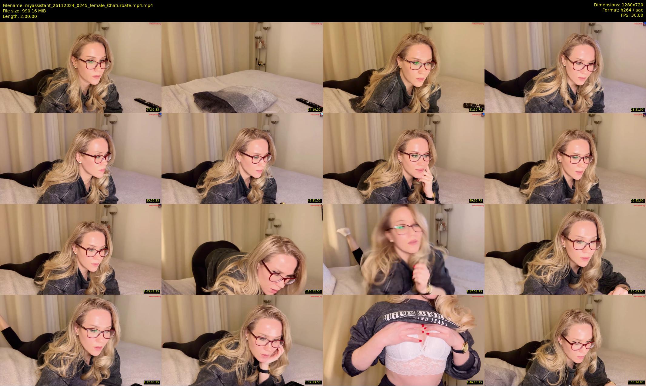 myassistant — 120 minute Chaturbate female cam show recording, 720p, Nov 26, 2024