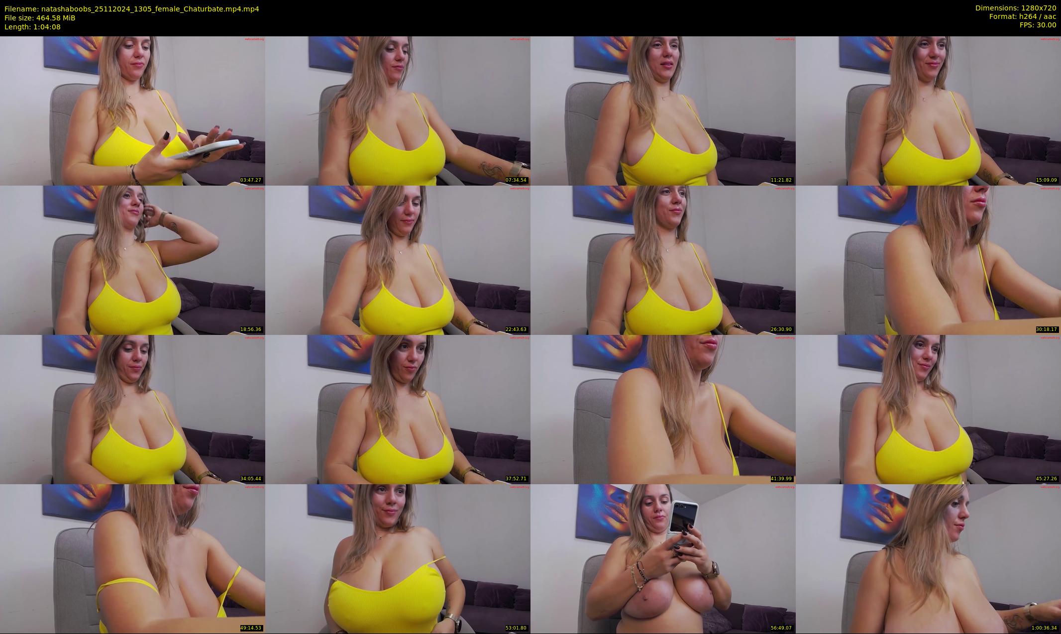 natashaboobs — 65 minute Chaturbate female cam show recording, 720p, Nov 25, 2024
