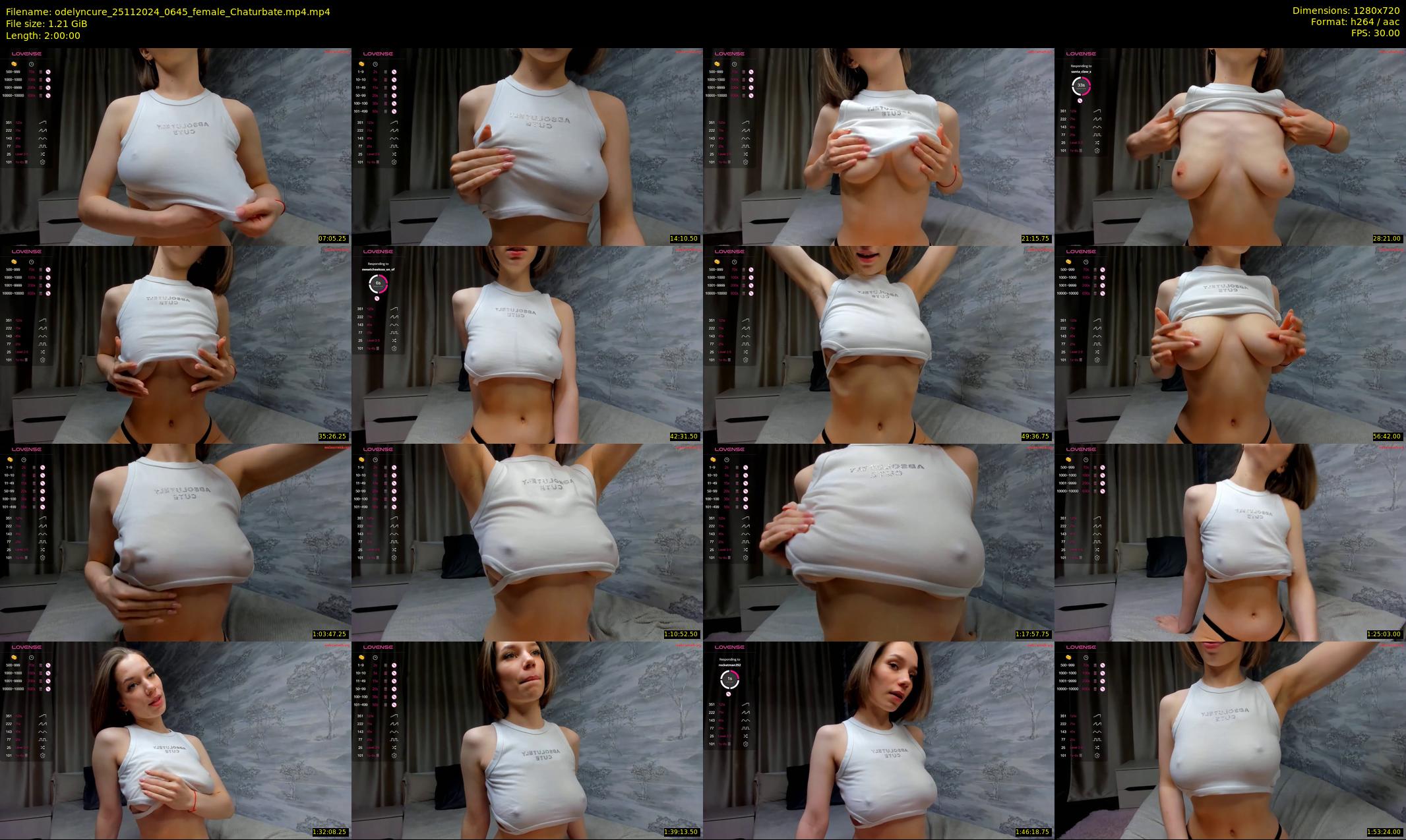 odelyncure — 120 minute Chaturbate female cam show recording, 720p, Nov 25, 2024