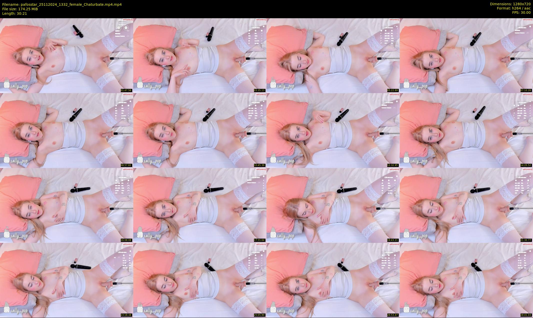 pafosstar — 31 minute Chaturbate female cam show recording, 720p, Nov 25, 2024