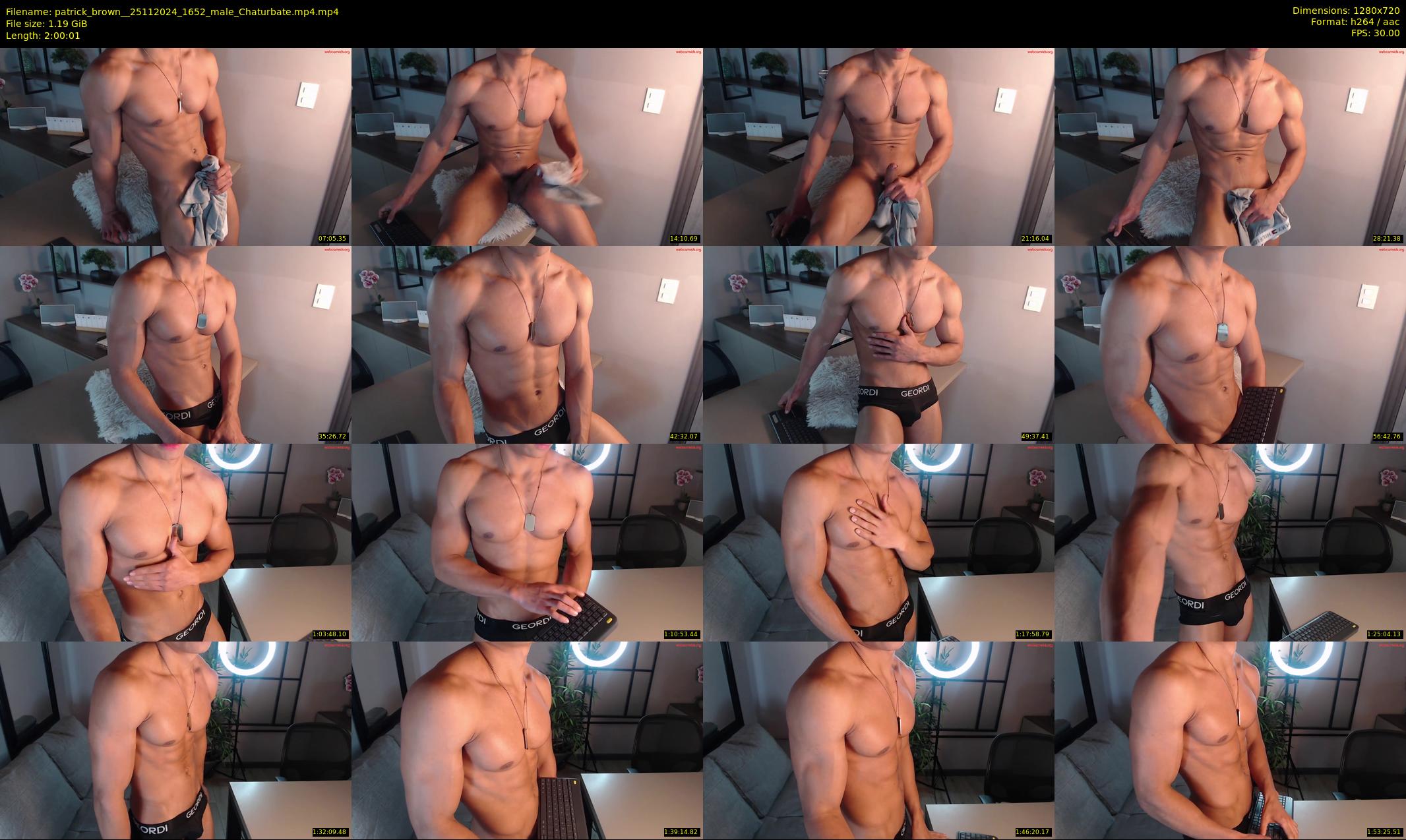 patrick_brown_ — 121 minute Chaturbate male cam show recording, 720p, Nov 25, 2024