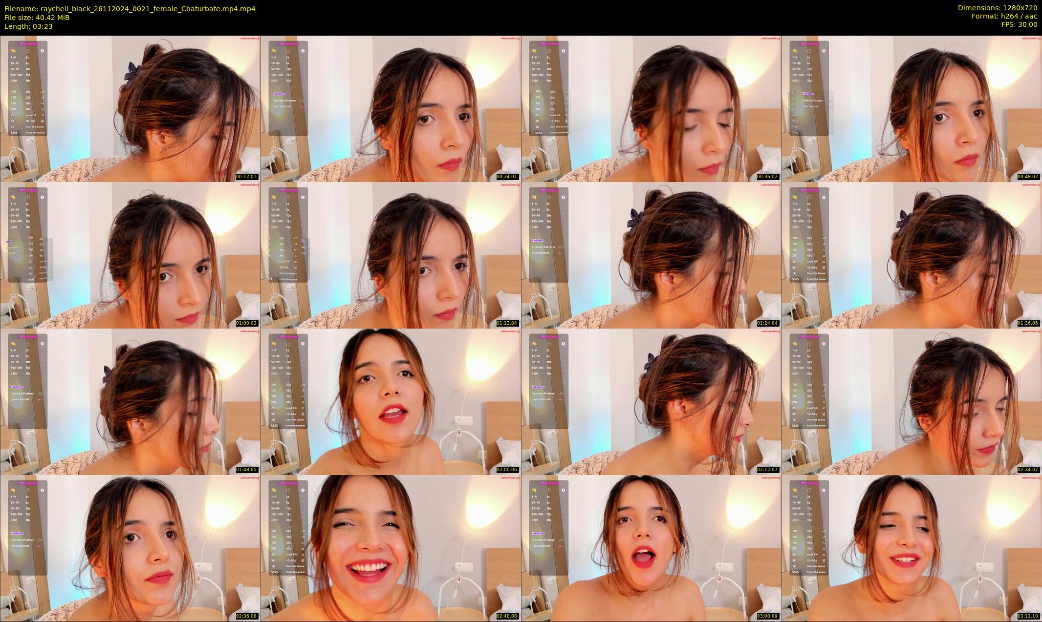 raychell_black — 4 minute Chaturbate female cam show recording, 720p, Nov 26, 2024