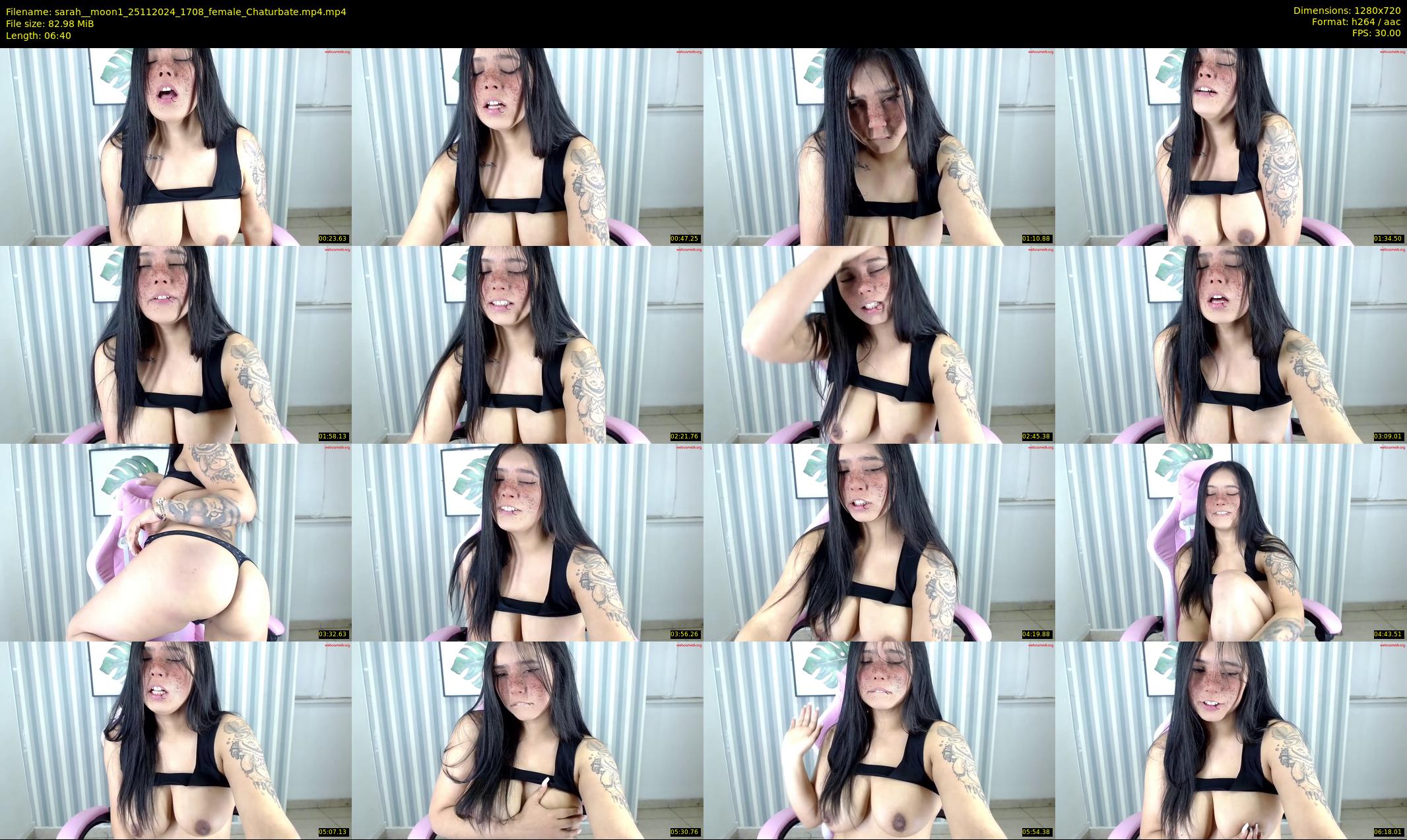 sarah__moon1 — 7 minute Chaturbate female cam show recording, 720p, Nov 25, 2024