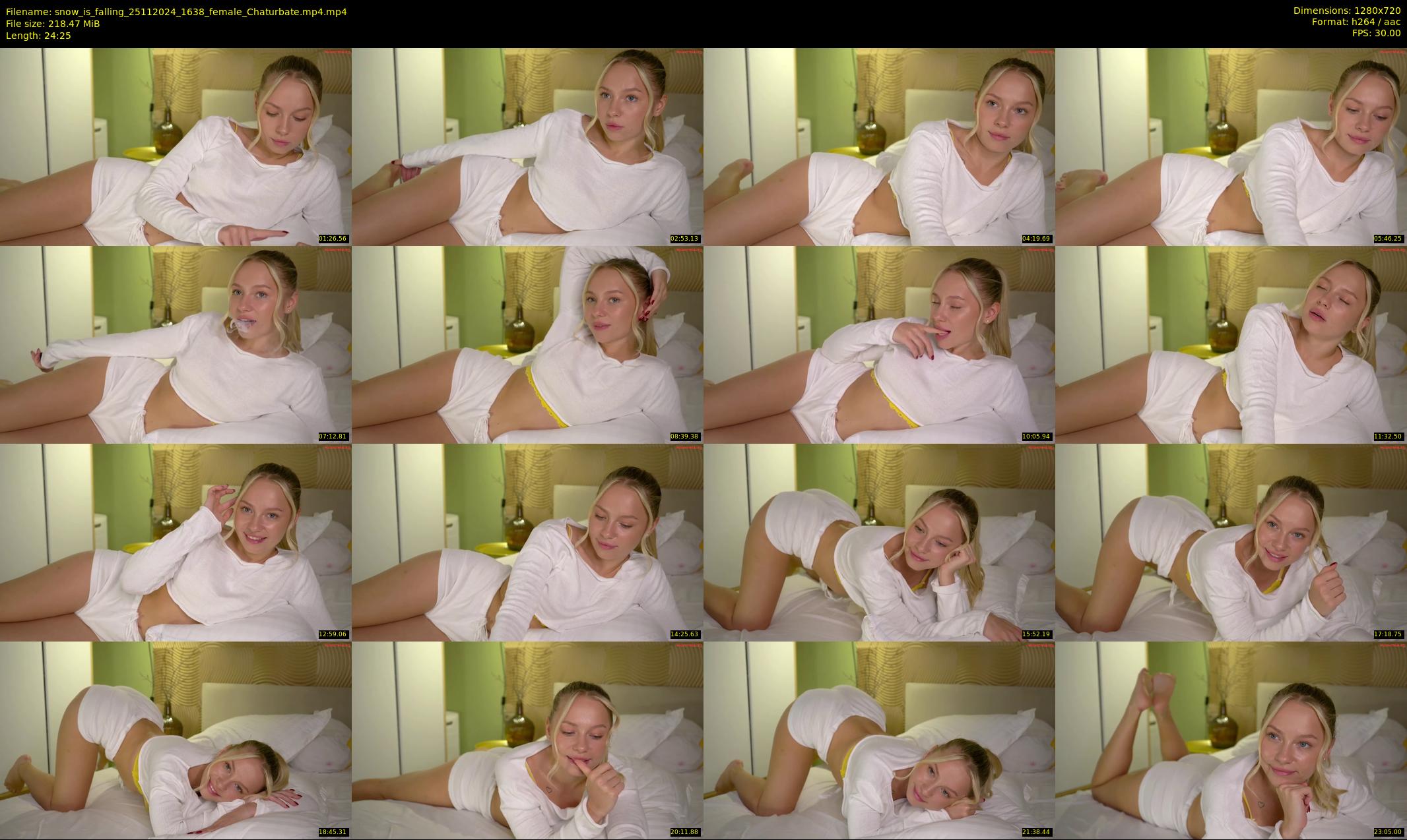 snow_is_falling — 25 minute Chaturbate female cam show recording, 720p, Nov 25, 2024