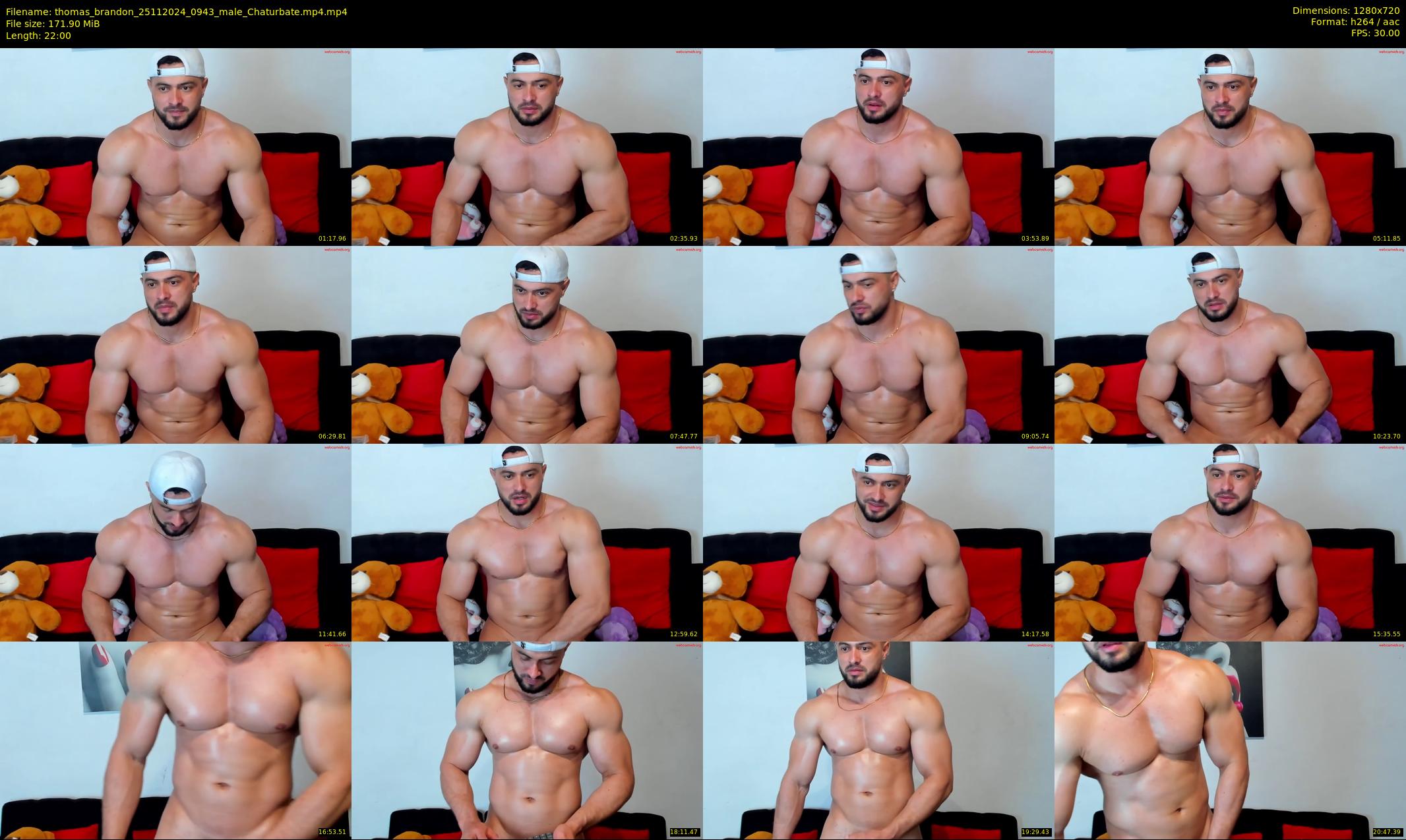 thomas_brandon — 22 minute Chaturbate male cam show recording, 720p, Nov 25, 2024