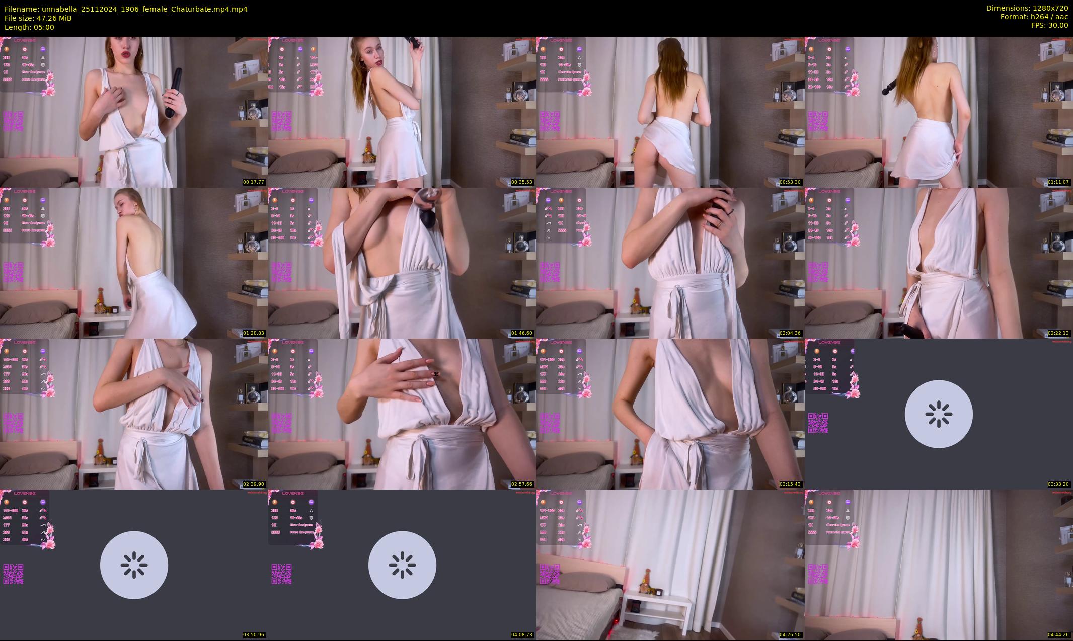 unnabella — 5 minute Chaturbate female cam show recording, 720p, Nov 25, 2024