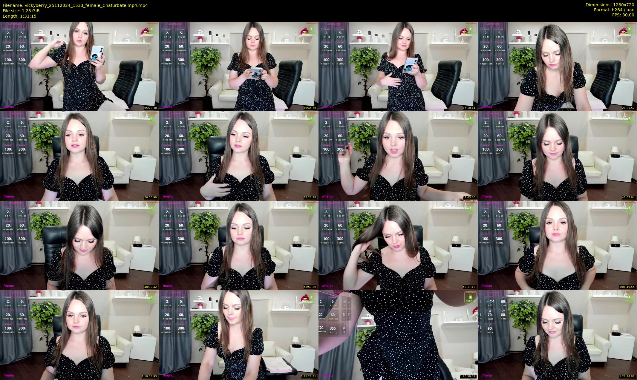 vickyberry — 92 minute Chaturbate female cam show recording, 720p, Nov 25, 2024