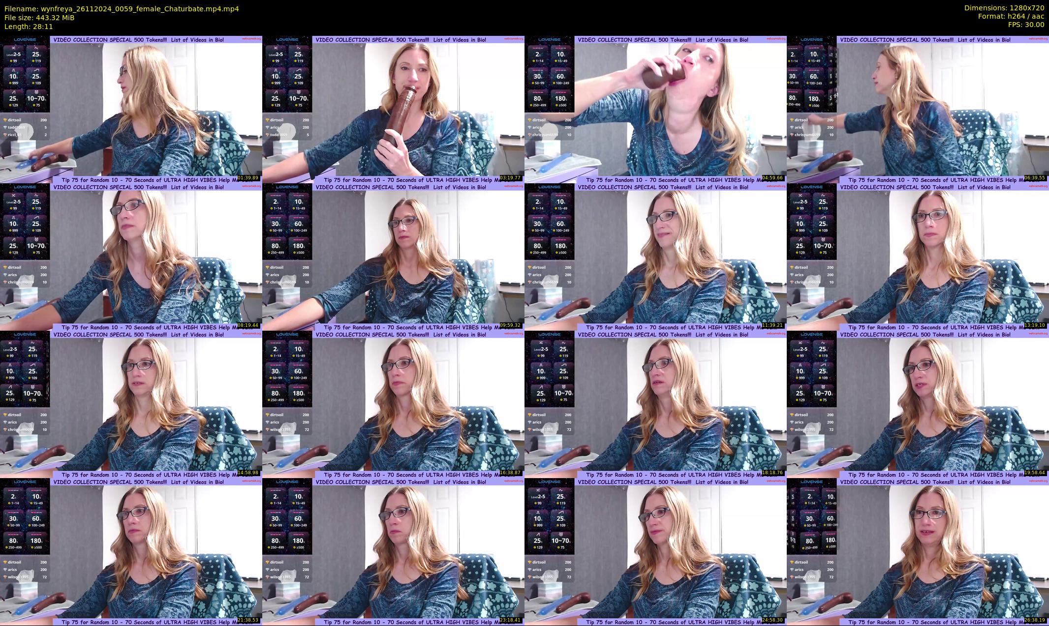 wynfreya — 29 minute Chaturbate female cam show recording, 720p, Nov 26, 2024