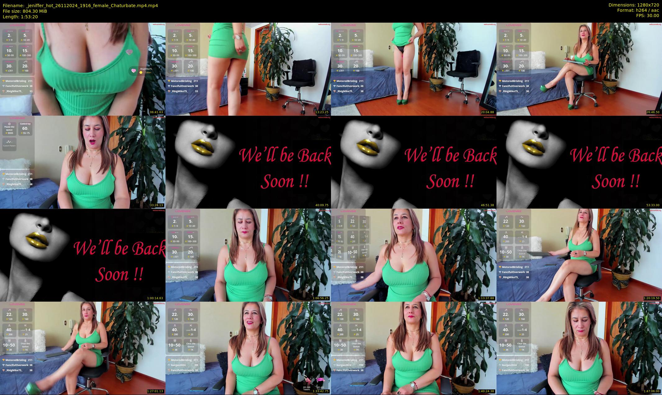 _jeniffer_hot — 114 minute Chaturbate female cam show recording, 720p, Nov 26, 2024