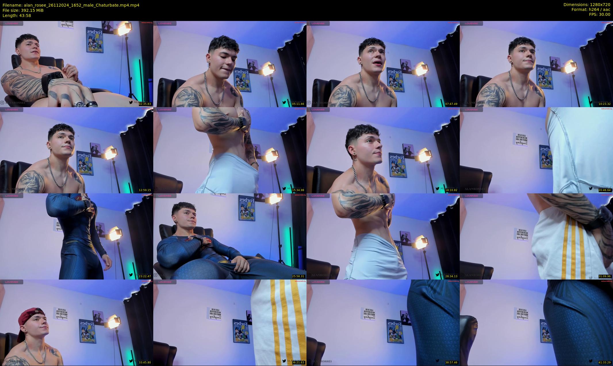 alan_rosee — 44 minute Chaturbate male cam show recording, 720p, Nov 26, 2024
