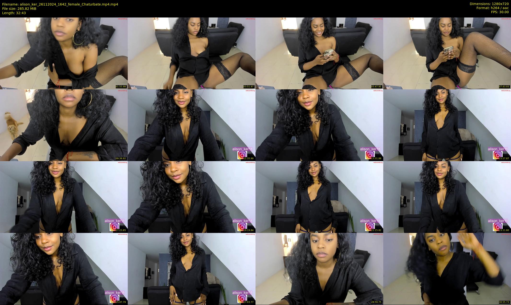 alison_ker — 33 minute Chaturbate female cam show recording, 720p, Nov 26, 2024