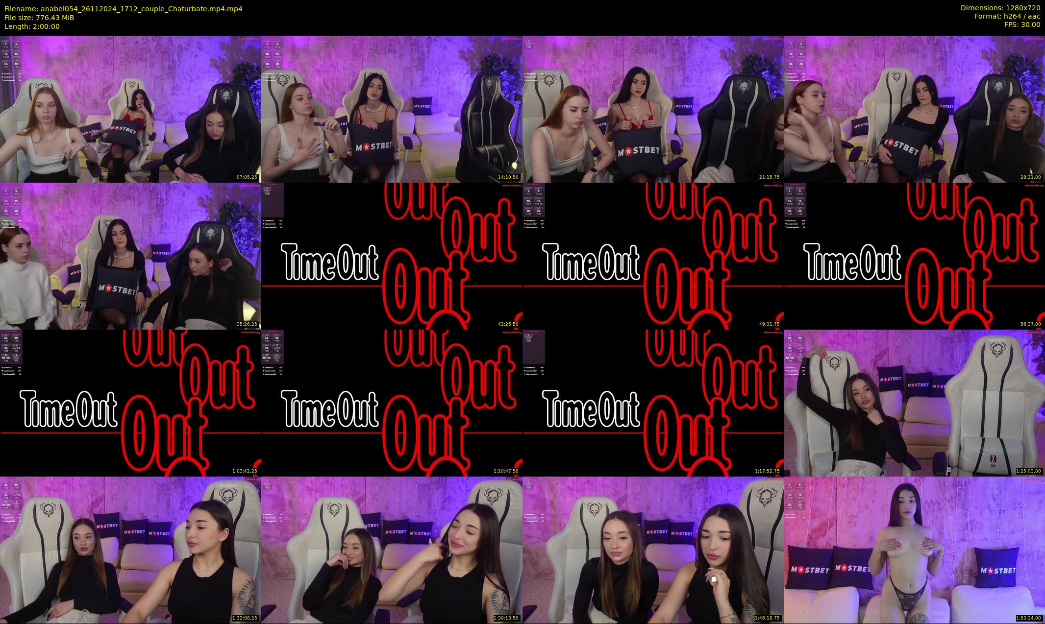 anabel054 — 120 minute Chaturbate female cam show recording, 720p, Nov 26, 2024