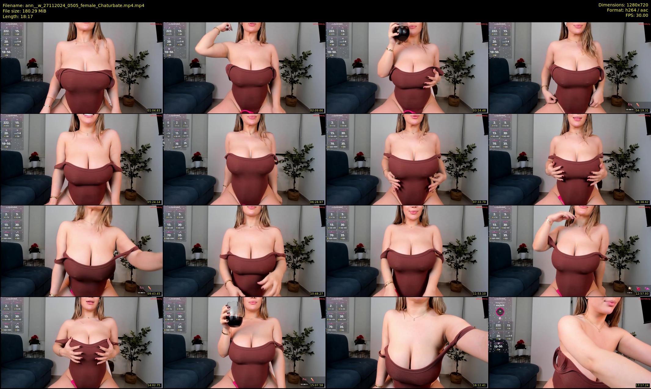 ann__w — 19 minute Chaturbate female cam show recording, 720p, Nov 27, 2024