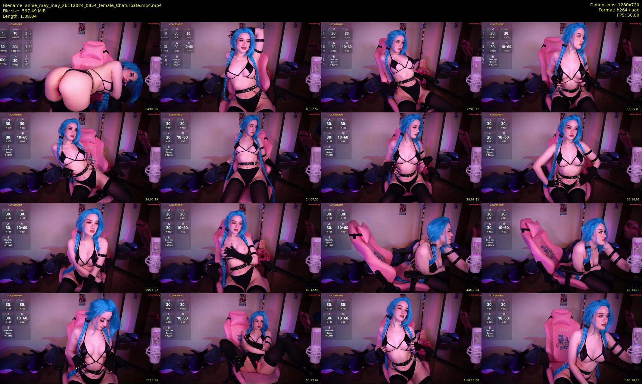 annie_may_may — 69 minute Chaturbate female cam show recording, 720p, Nov 26, 2024