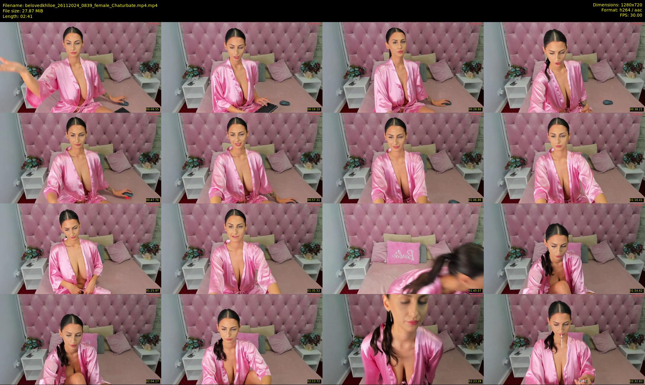 belovedkhlloe — 3 minute Chaturbate female cam show recording, 720p, Nov 26, 2024