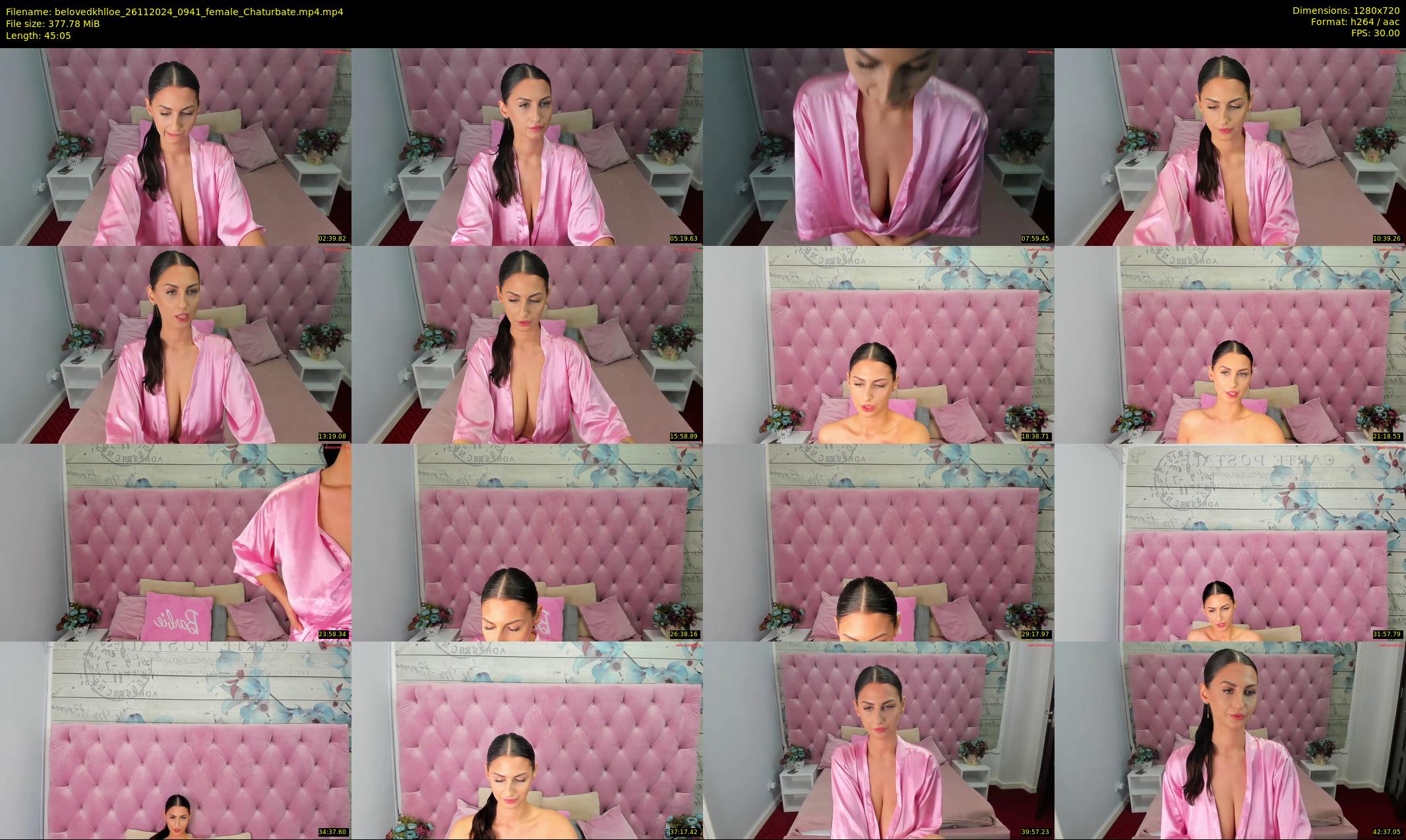 belovedkhlloe — 46 minute Chaturbate female cam show recording, 720p, Nov 26, 2024