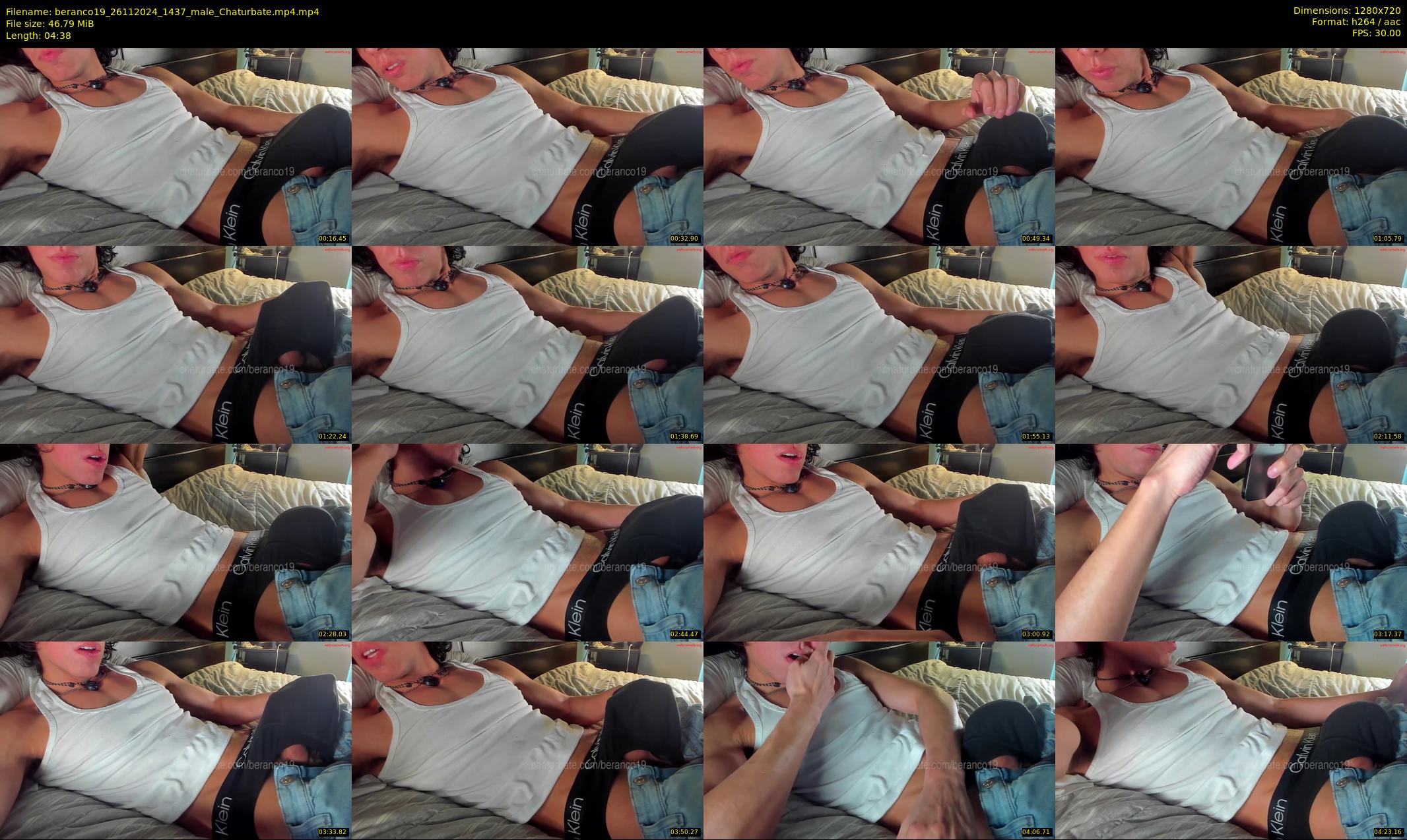 beranco19 — 5 minute Chaturbate male cam show recording, 720p, Nov 26, 2024