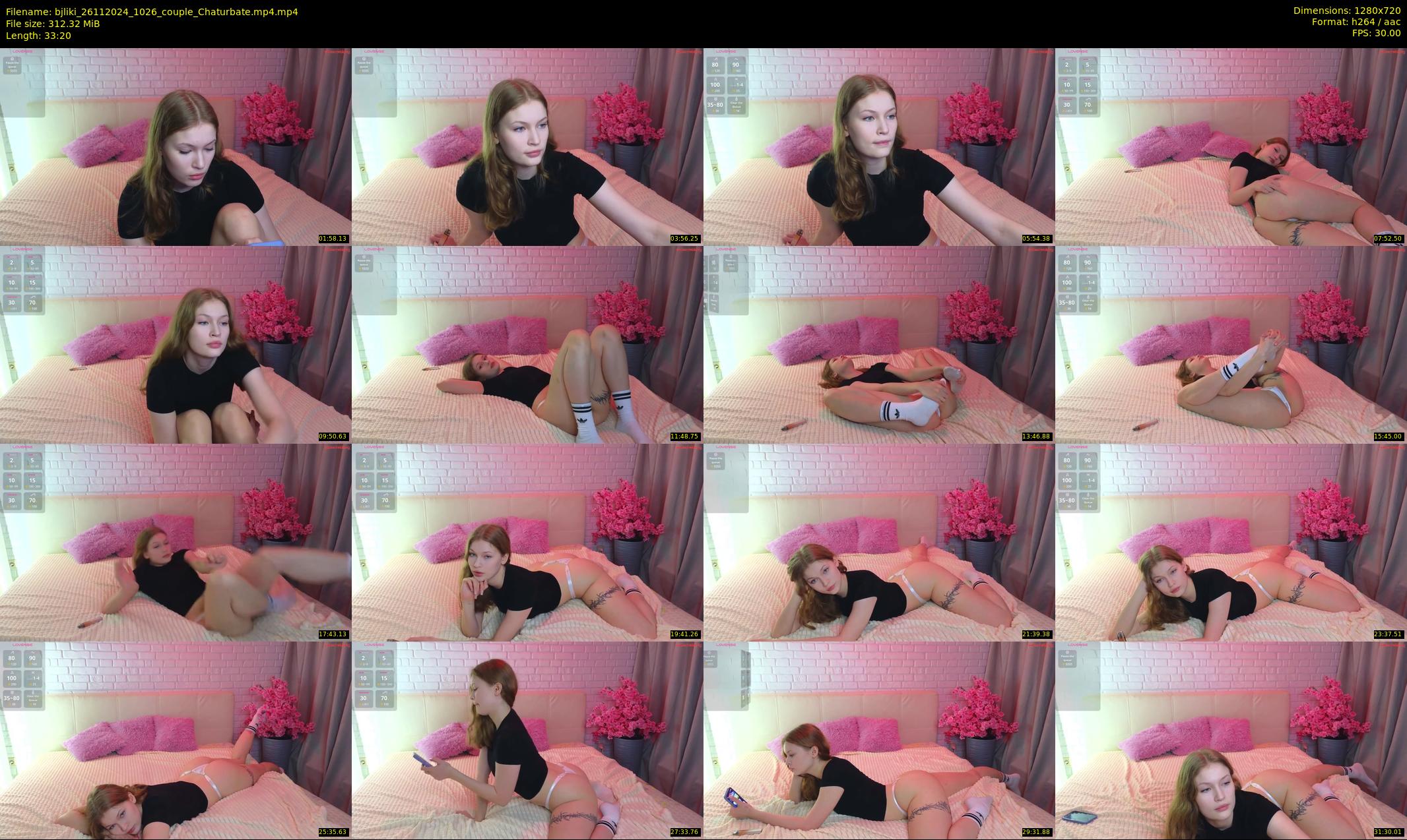 bjliki — 34 minute Chaturbate couple cam show recording, 720p, Nov 26, 2024