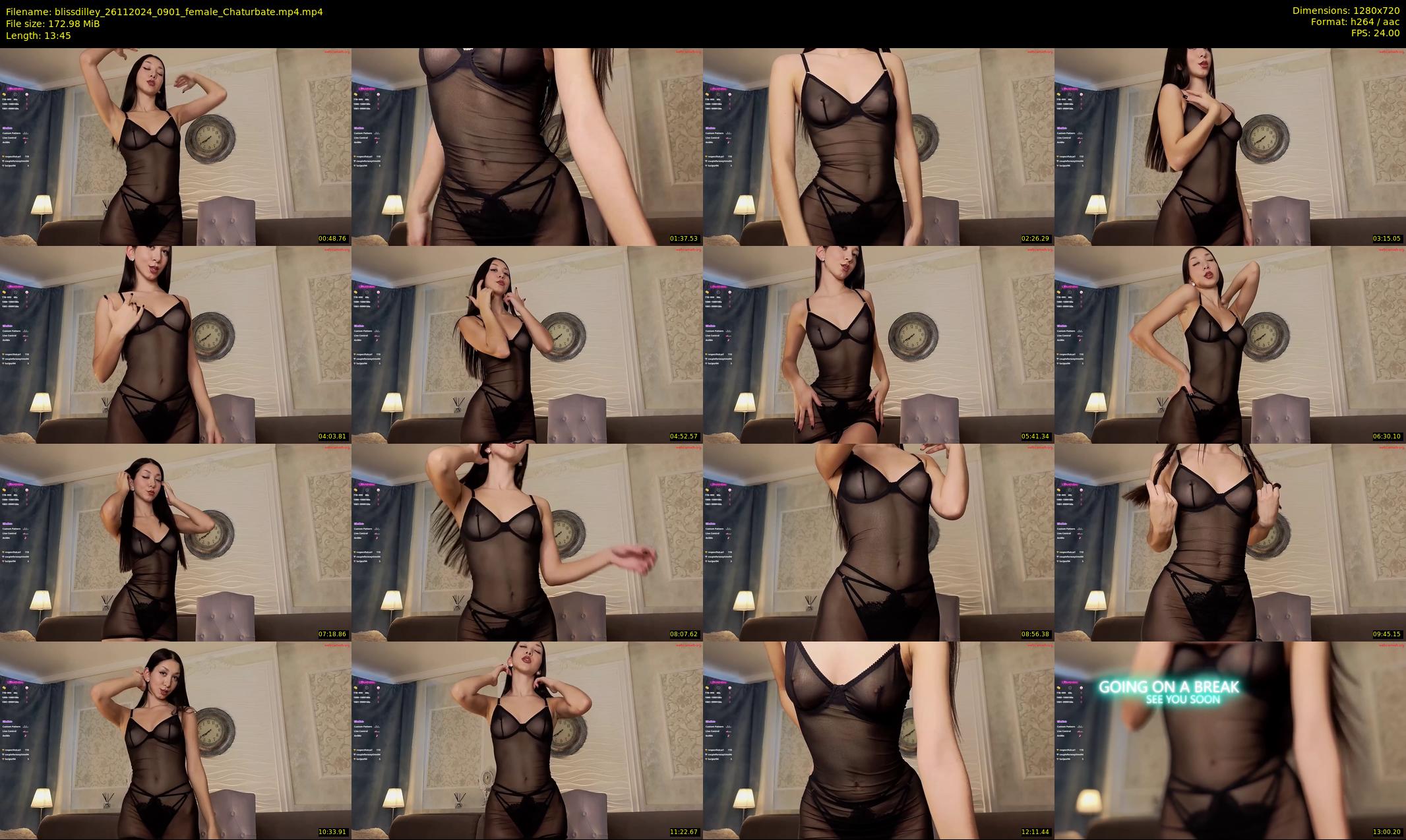 blissdilley — 14 minute Chaturbate female cam show recording, 720p, Nov 26, 2024