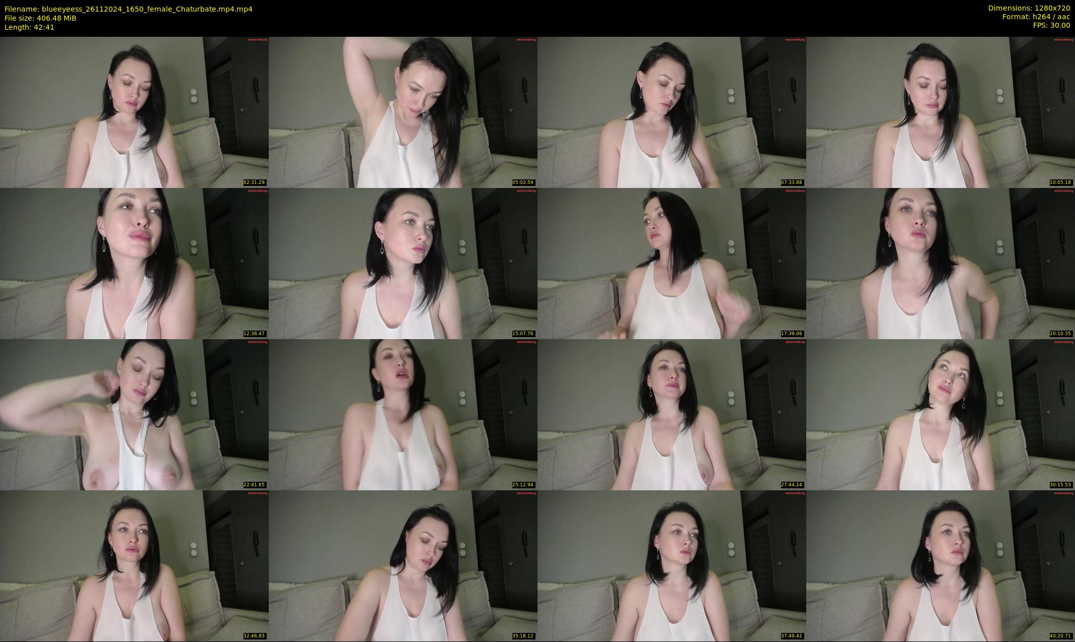 blueeyeess — 43 minute Chaturbate female cam show recording, 720p, Nov 26, 2024