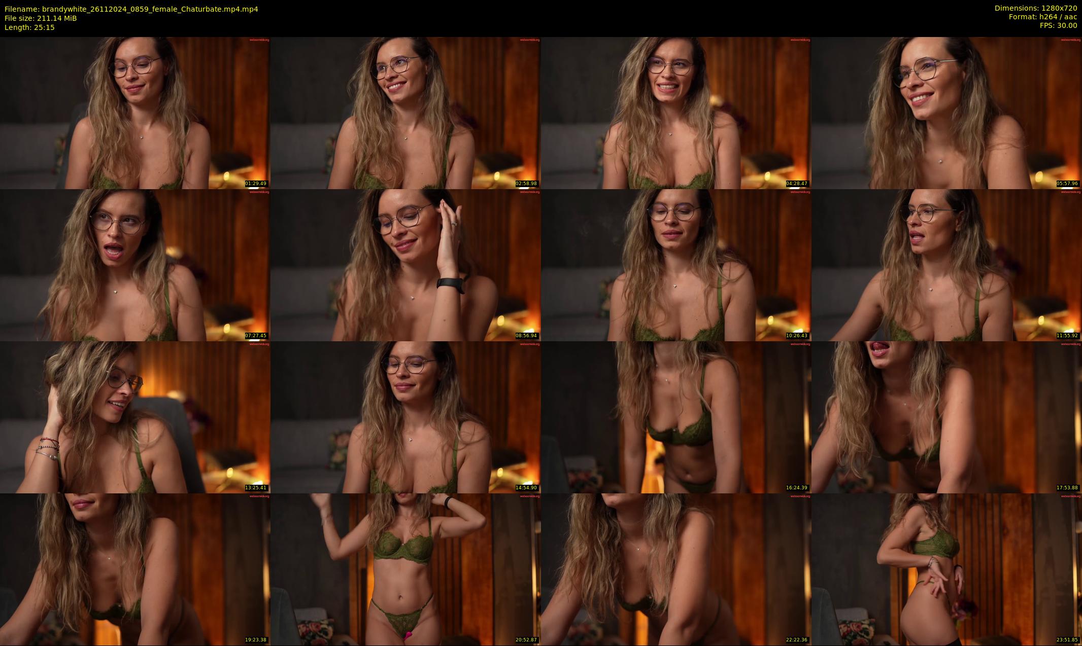 brandywhite — 26 minute Chaturbate female cam show recording, 720p, Nov 26, 2024