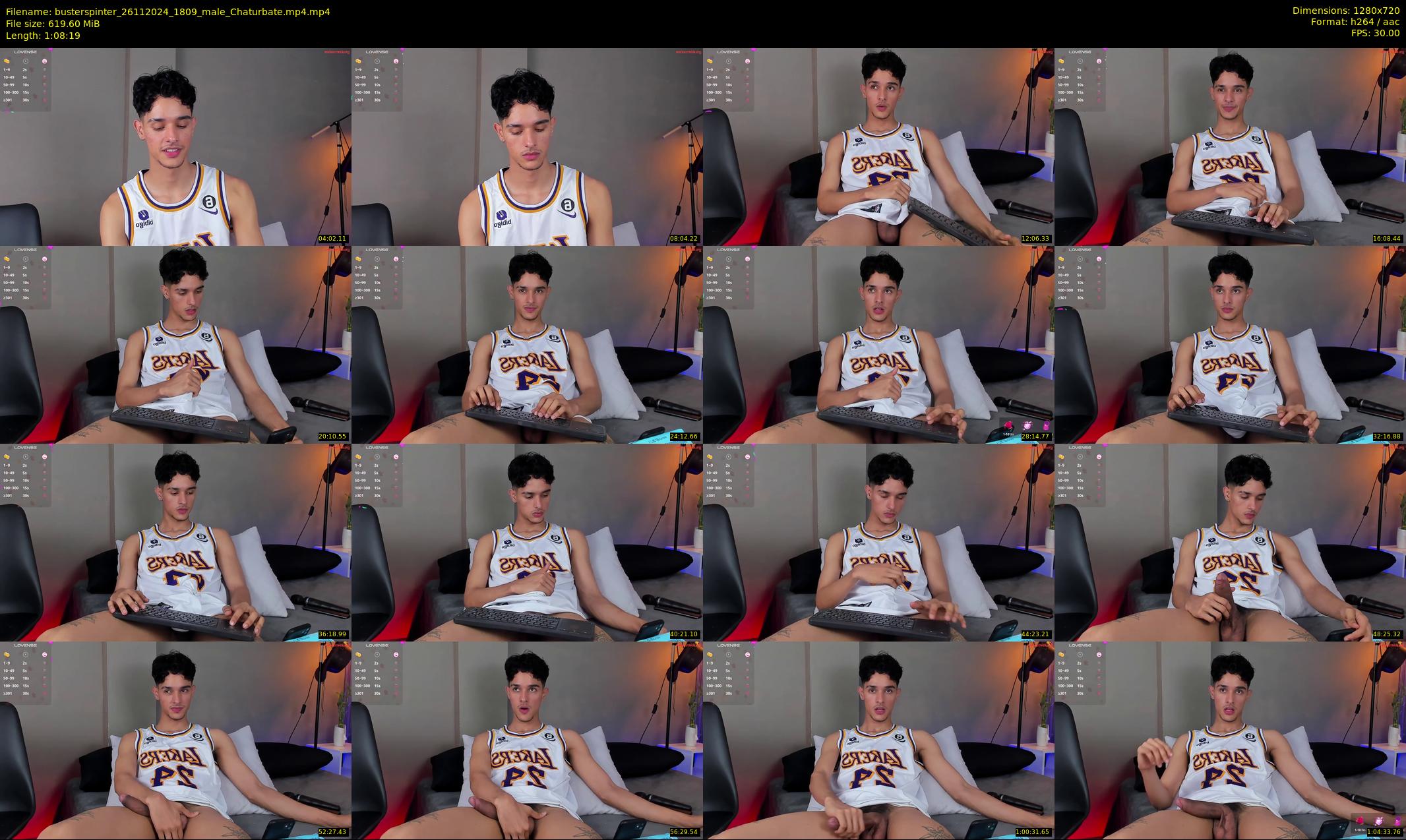 busterspinter — 69 minute Chaturbate male cam show recording, 720p, Nov 26, 2024