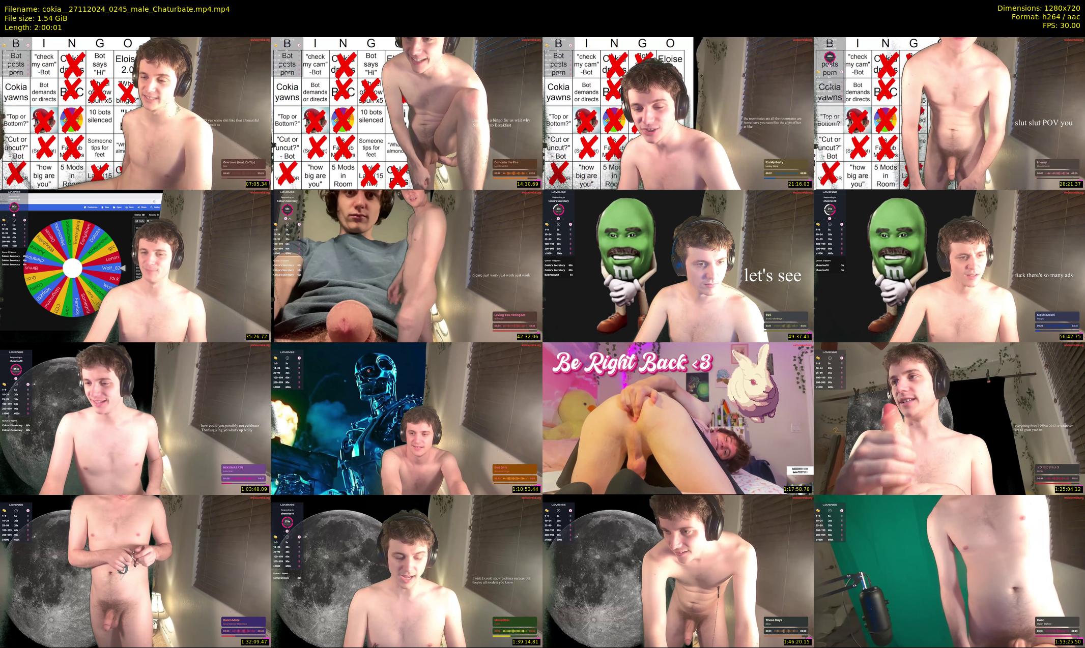 cokia_ — 121 minute Chaturbate male cam show recording, 720p, Nov 27, 2024
