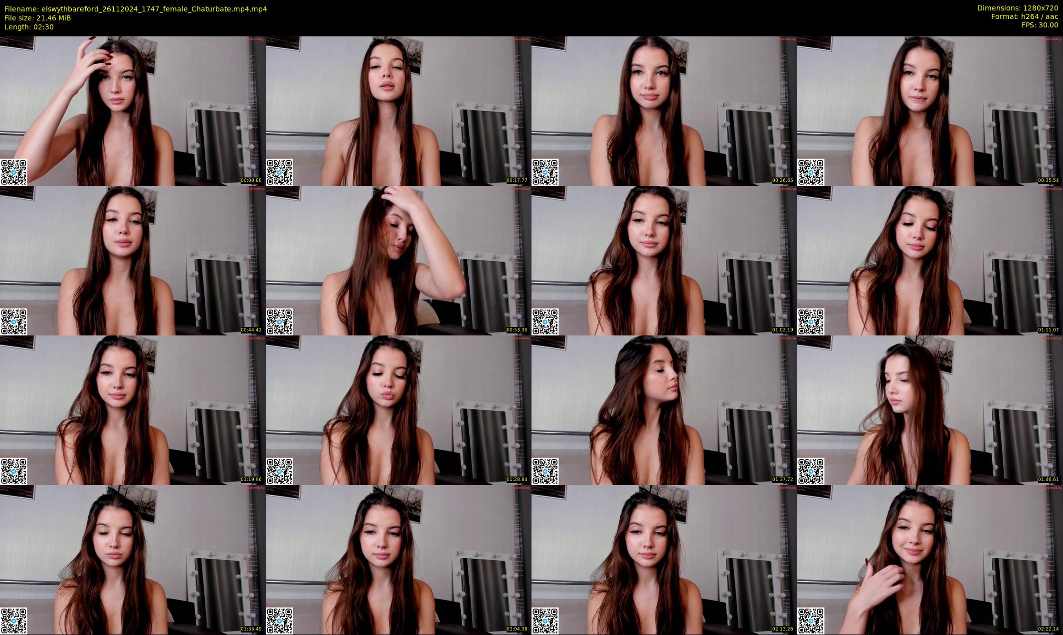 elswythbareford — 3 minute Chaturbate female cam show recording, 720p, Nov 26, 2024
