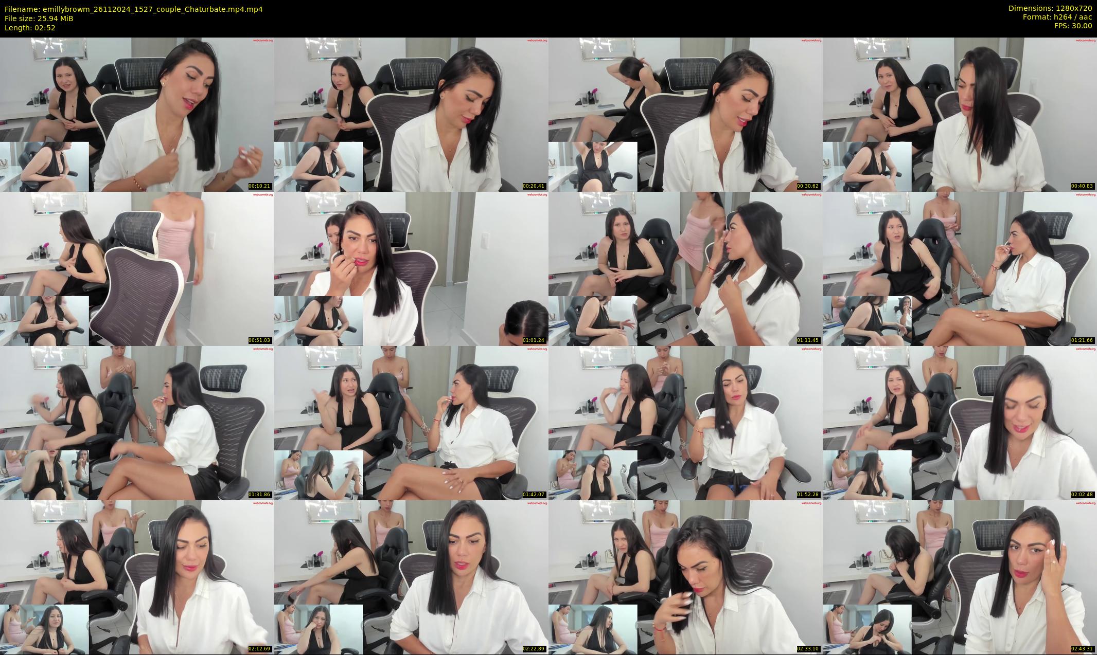 emillybrowm — 3 minute Chaturbate couple cam show recording, 720p, Nov 26, 2024