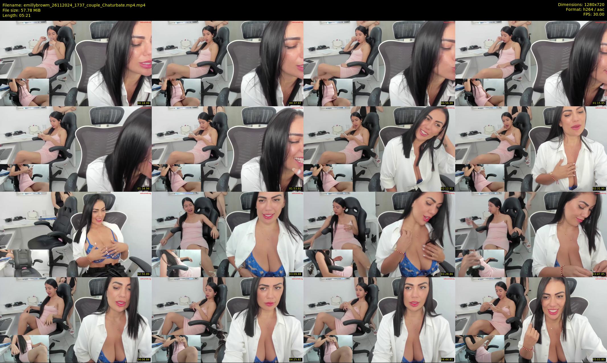 emillybrowm — 6 minute Chaturbate couple cam show recording, 720p, Nov 26, 2024