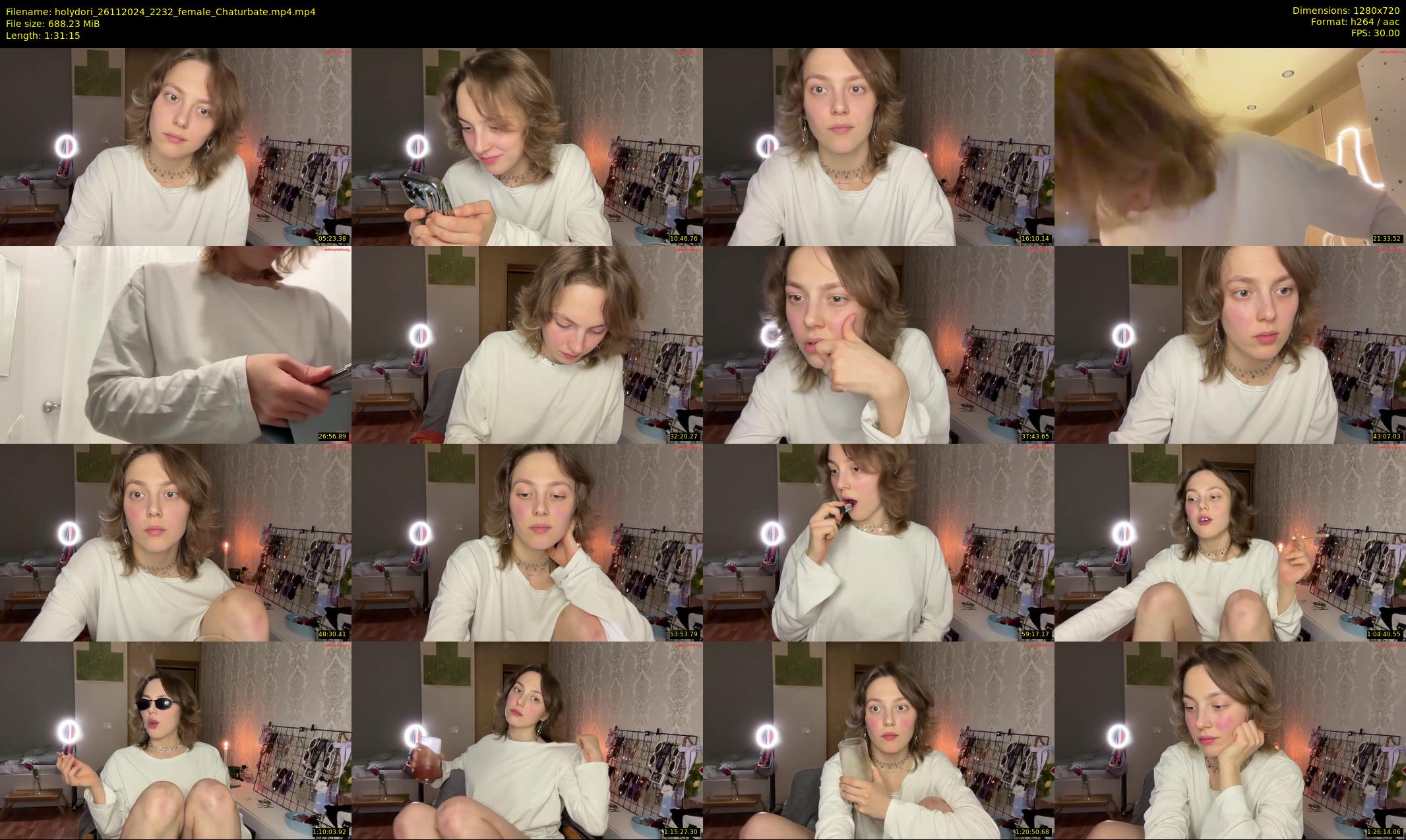 holydori — 92 minute Chaturbate female cam show recording, 720p, Nov 26, 2024