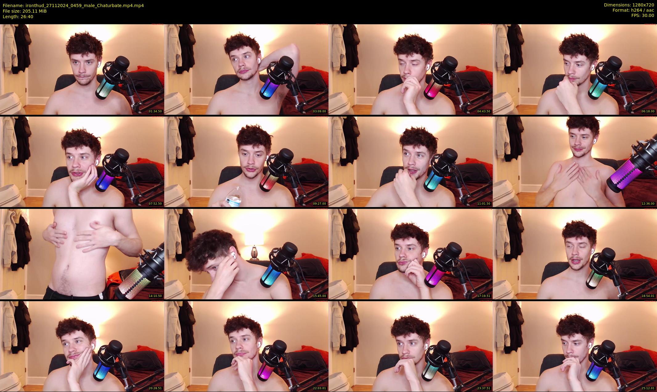 ironthud — 27 minute Chaturbate male cam show recording, 720p, Nov 27, 2024