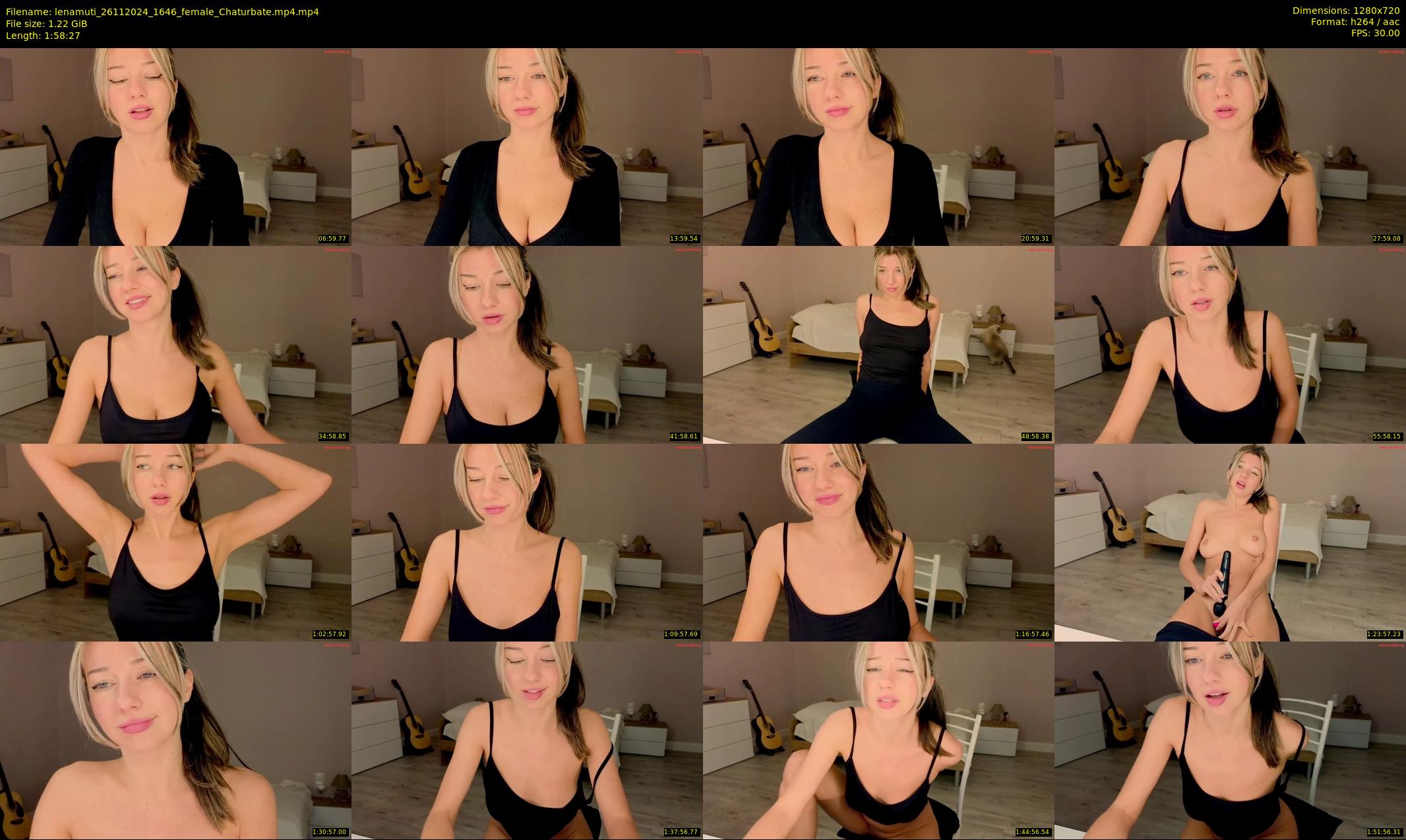 lenamuti — 119 minute Chaturbate female cam show recording, 720p, Nov 26, 2024