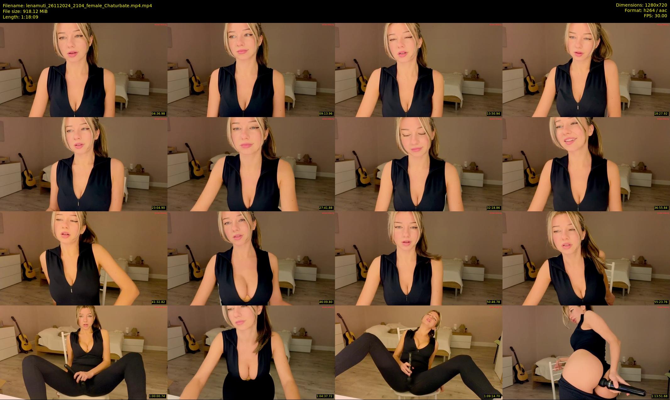 lenamuti — 79 minute Chaturbate female cam show recording, 720p, Nov 26, 2024