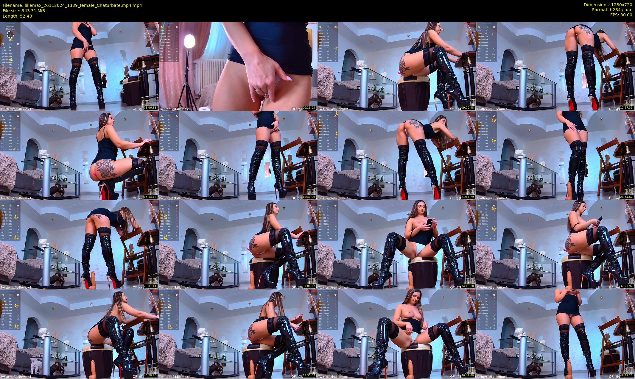lillemax — 53 minute Chaturbate female cam show recording, 720p, Nov 26, 2024