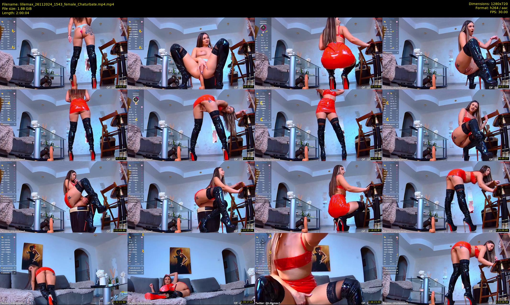 lillemax — 121 minute Chaturbate female cam show recording, 720p, Nov 26, 2024
