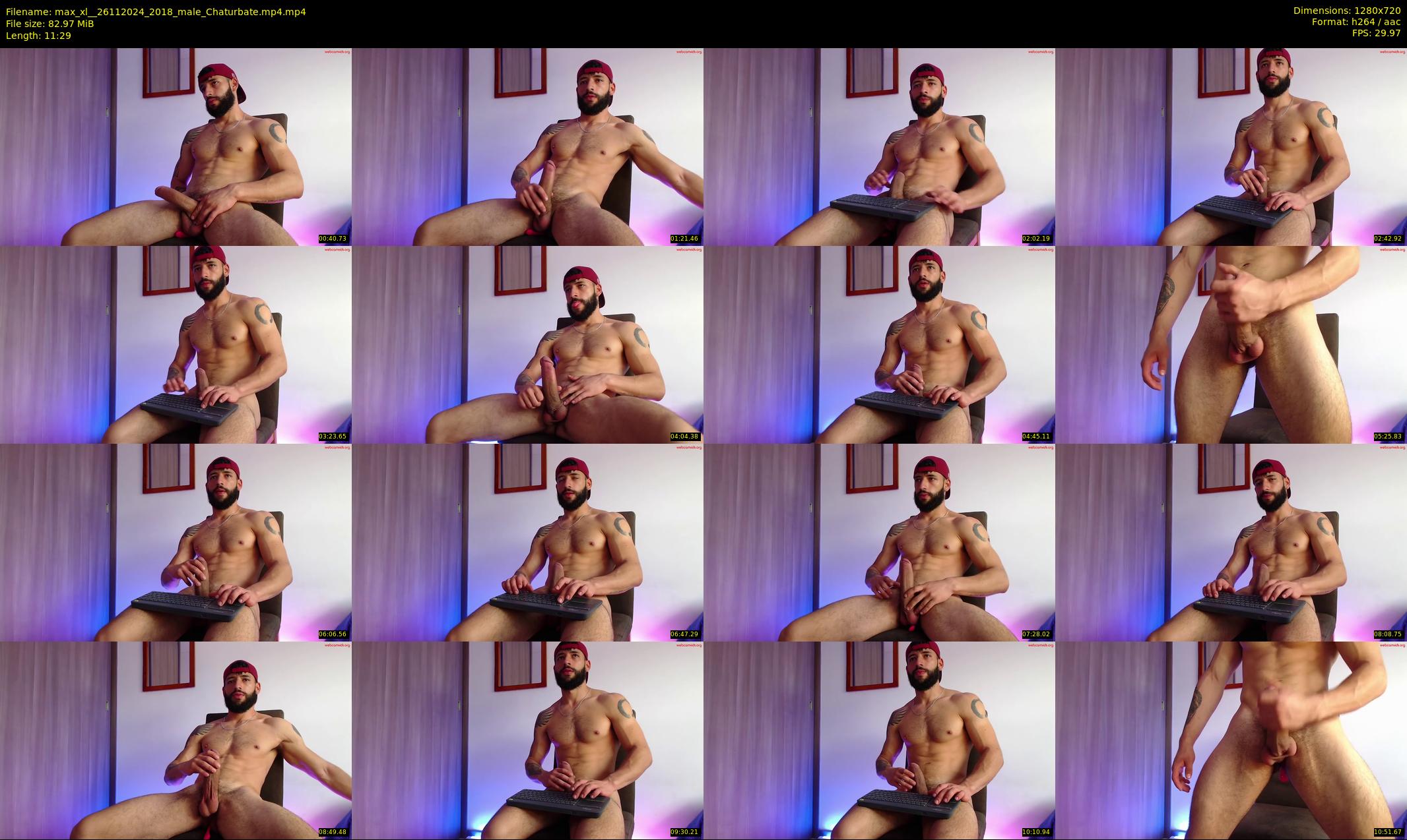 max_xl_ — 12 minute Chaturbate male cam show recording, 720p, Nov 26, 2024