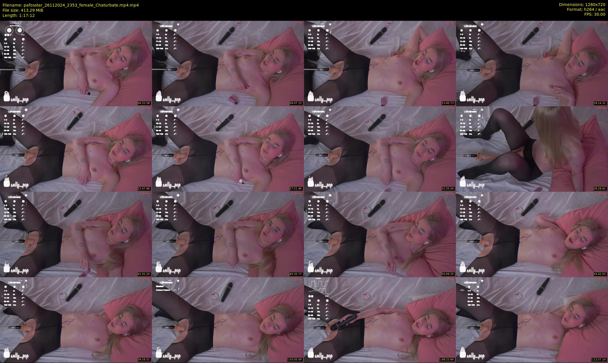 pafosstar — 78 minute Chaturbate female cam show recording, 720p, Nov 26, 2024