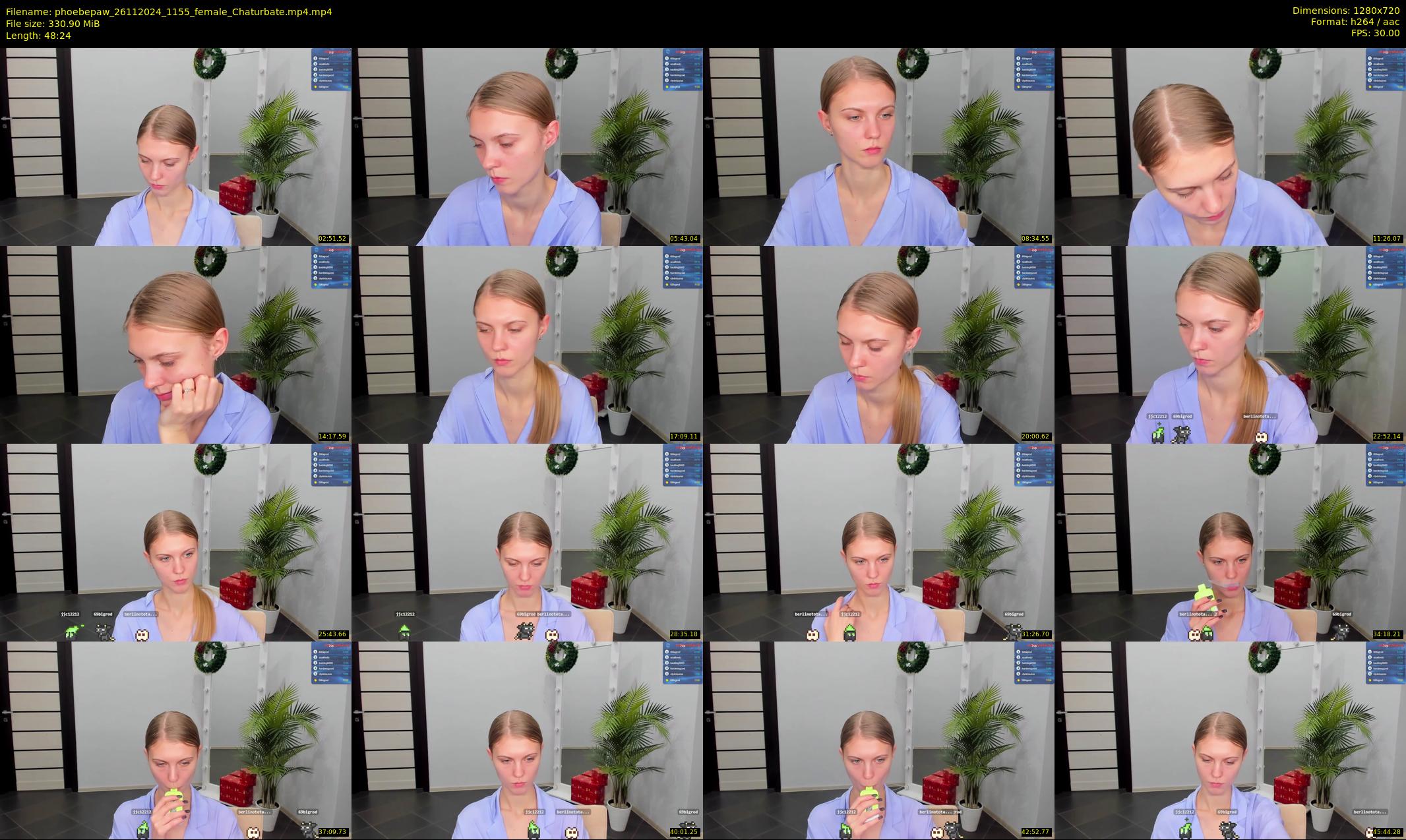 phoebepaw — 49 minute Chaturbate female cam show recording, 720p, Nov 26, 2024