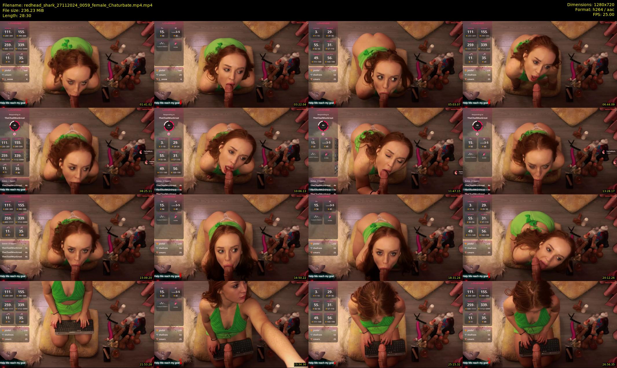redhead_shark — 29 minute Chaturbate female cam show recording, 720p, Nov 27, 2024