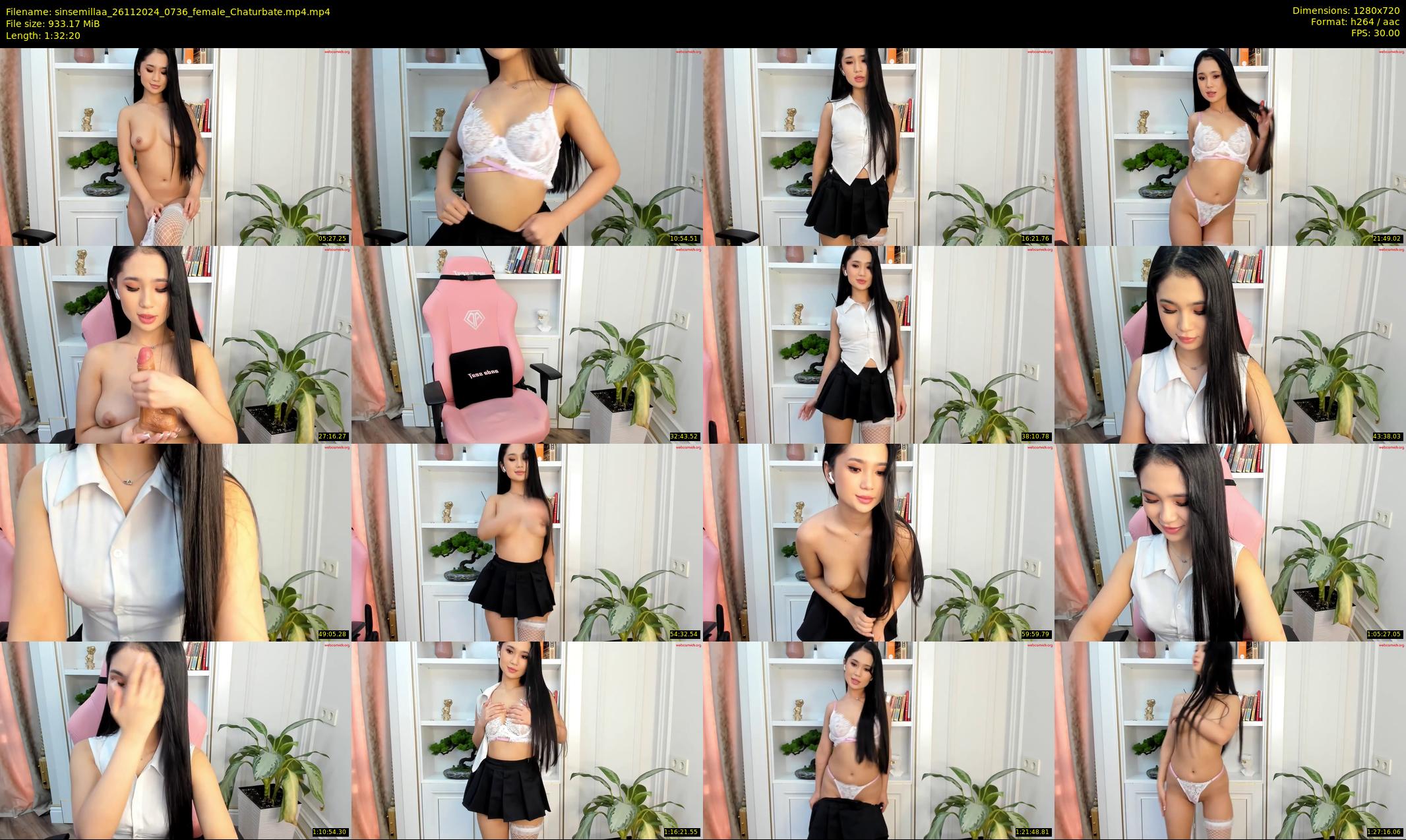 sinsemillaa — 93 minute Chaturbate female cam show recording, 720p, Nov 26, 2024