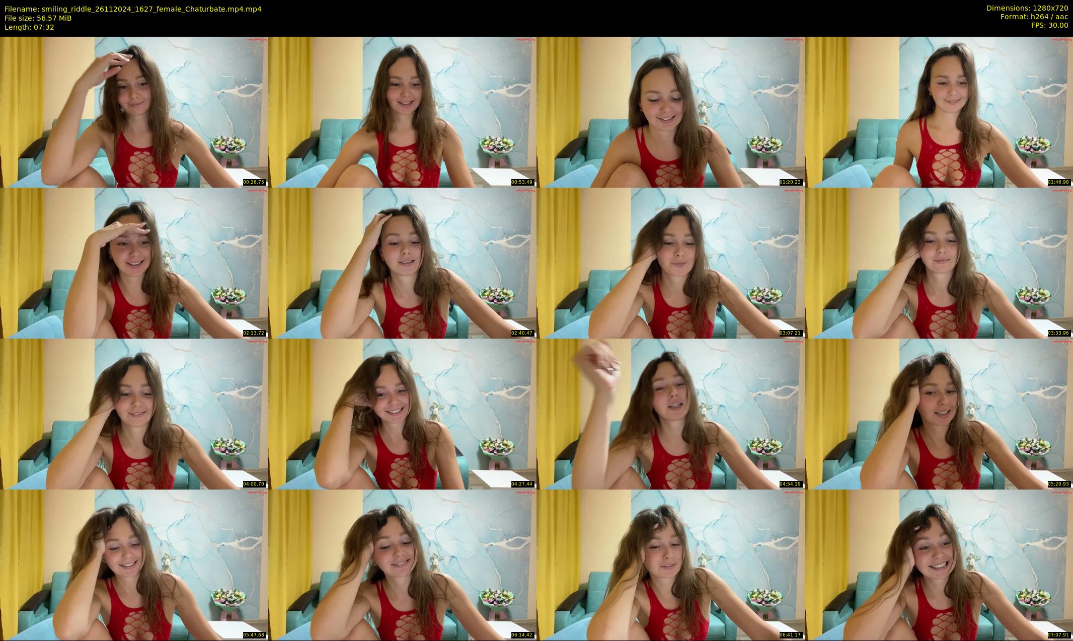 smiling_riddle — 8 minute Chaturbate female cam show recording, 720p, Nov 26, 2024