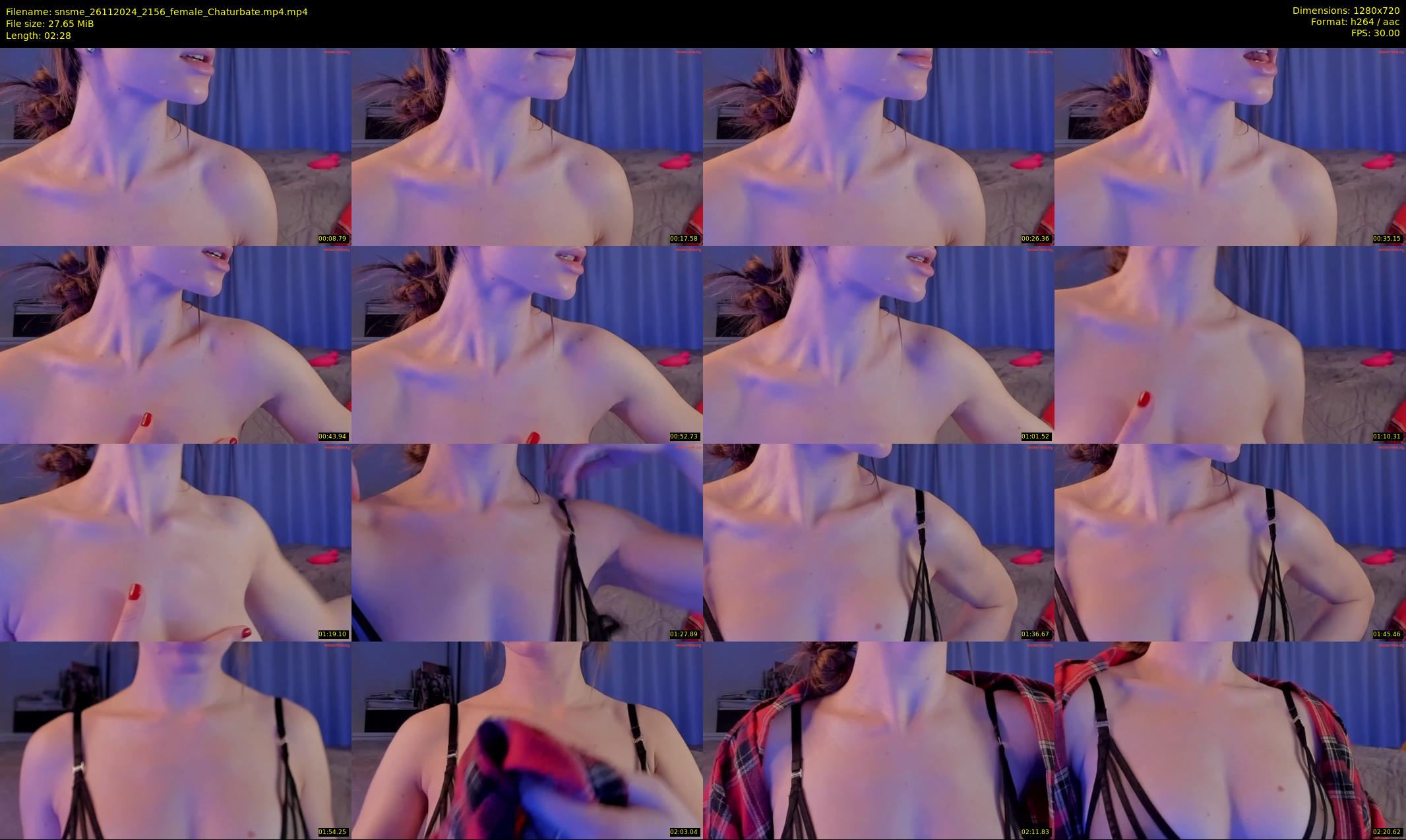 snsme — 3 minute Chaturbate female cam show recording, 720p, Nov 26, 2024