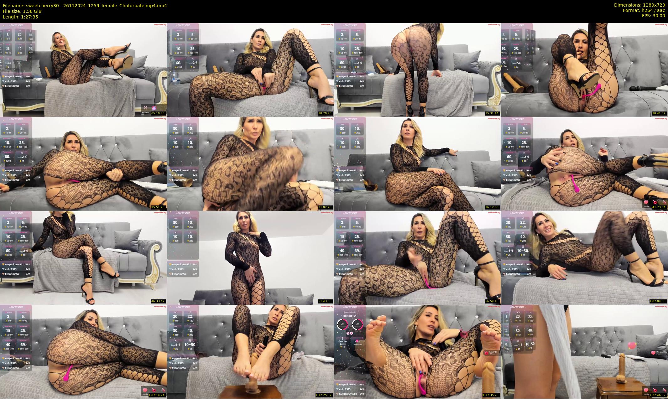 sweetcherry30_ — 88 minute Chaturbate female cam show recording, 720p, Nov 26, 2024