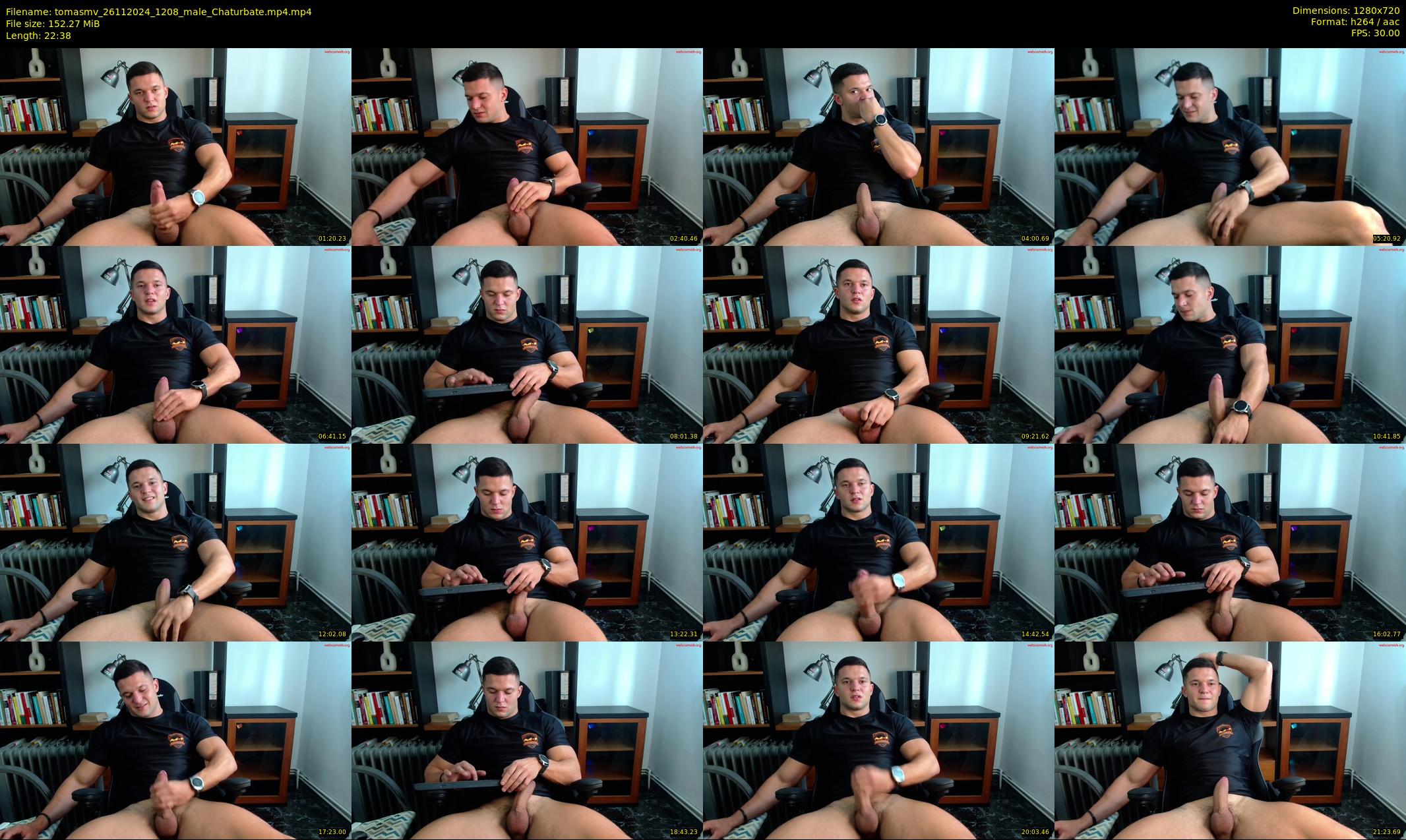 tomasmv — 23 minute Chaturbate male cam show recording, 720p, Nov 26, 2024