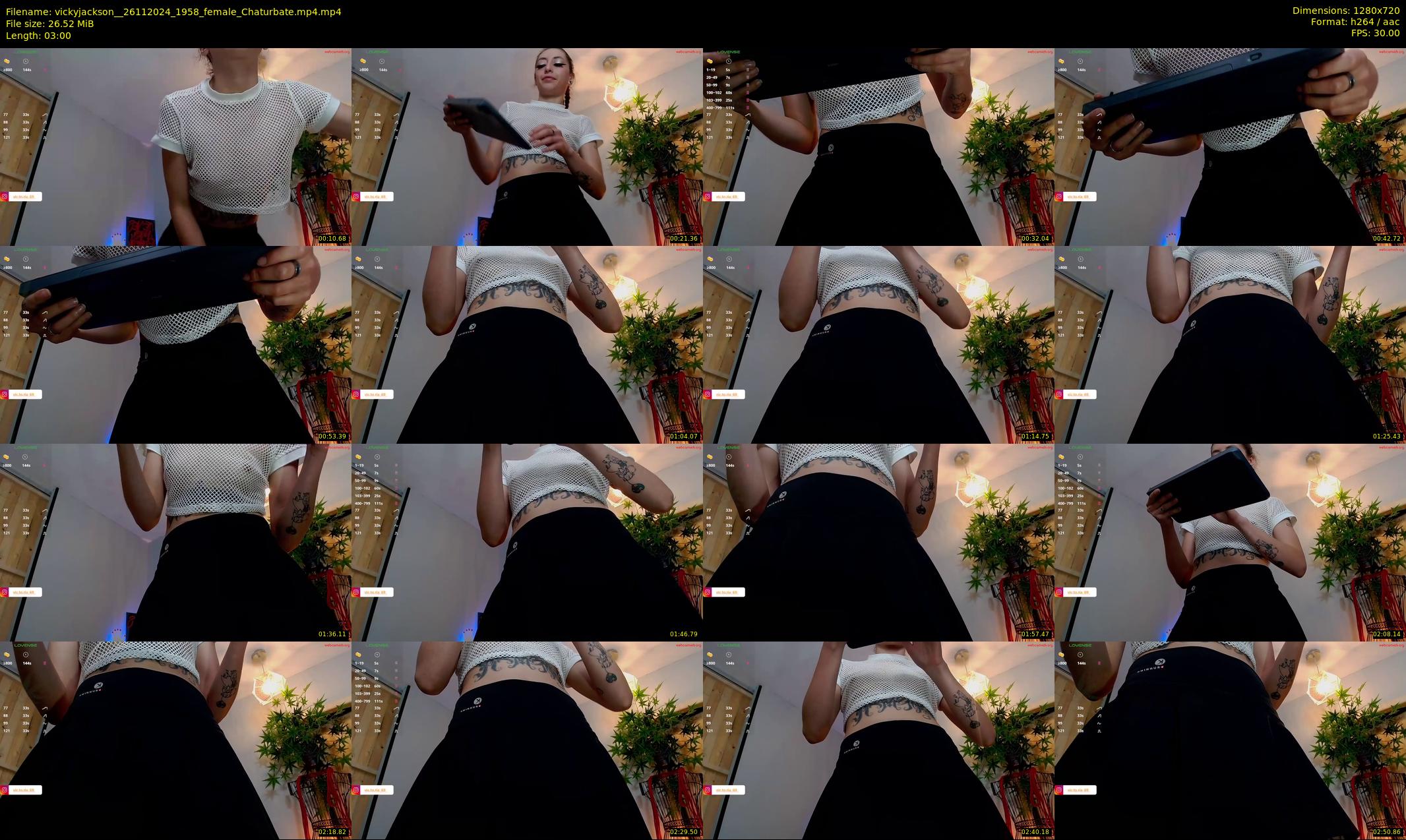 vickyjackson_ — 3 minute Chaturbate female cam show recording, 720p, Nov 26, 2024