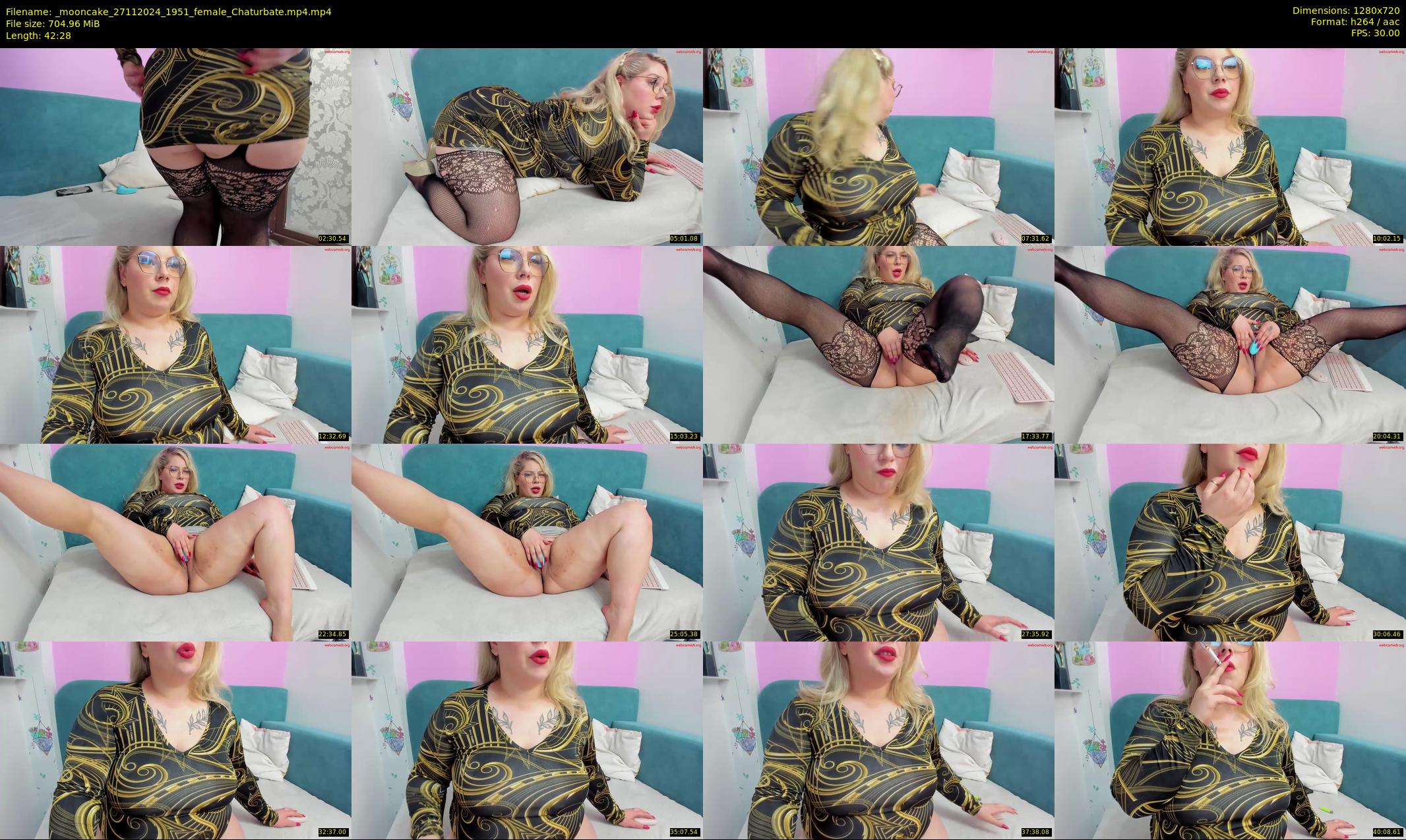 _mooncake — 43 minute Chaturbate female cam show recording, 720p, Nov 27, 2024