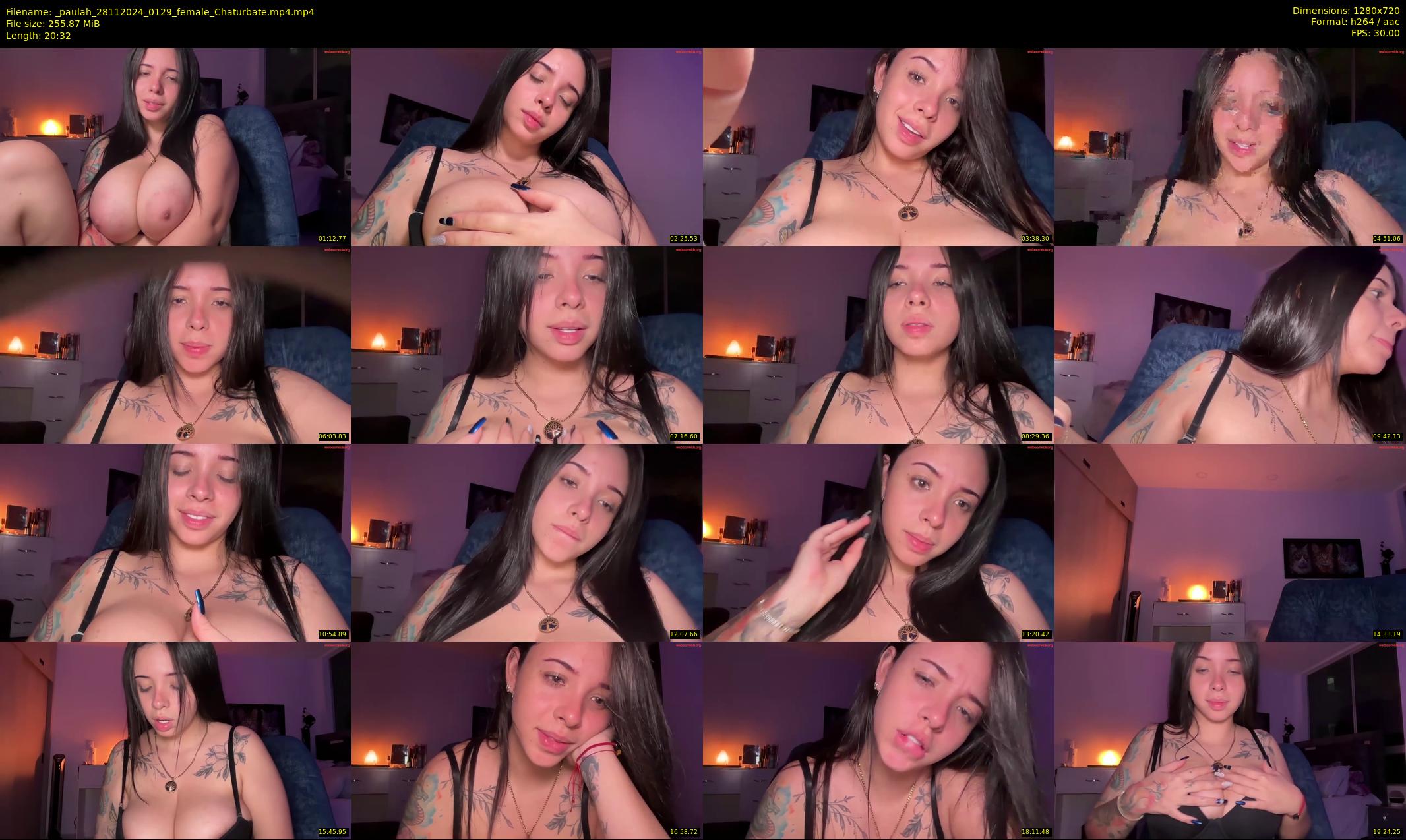_paulah — 21 minute Chaturbate female cam show recording, 720p, Nov 28, 2024