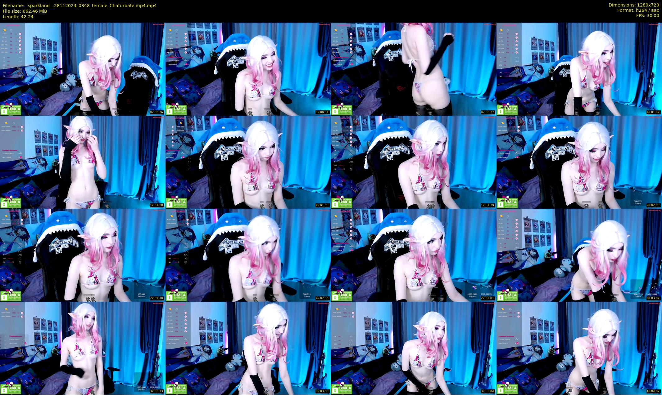 _sparkland_ — 43 minute Chaturbate female cam show recording, 720p, Nov 28, 2024